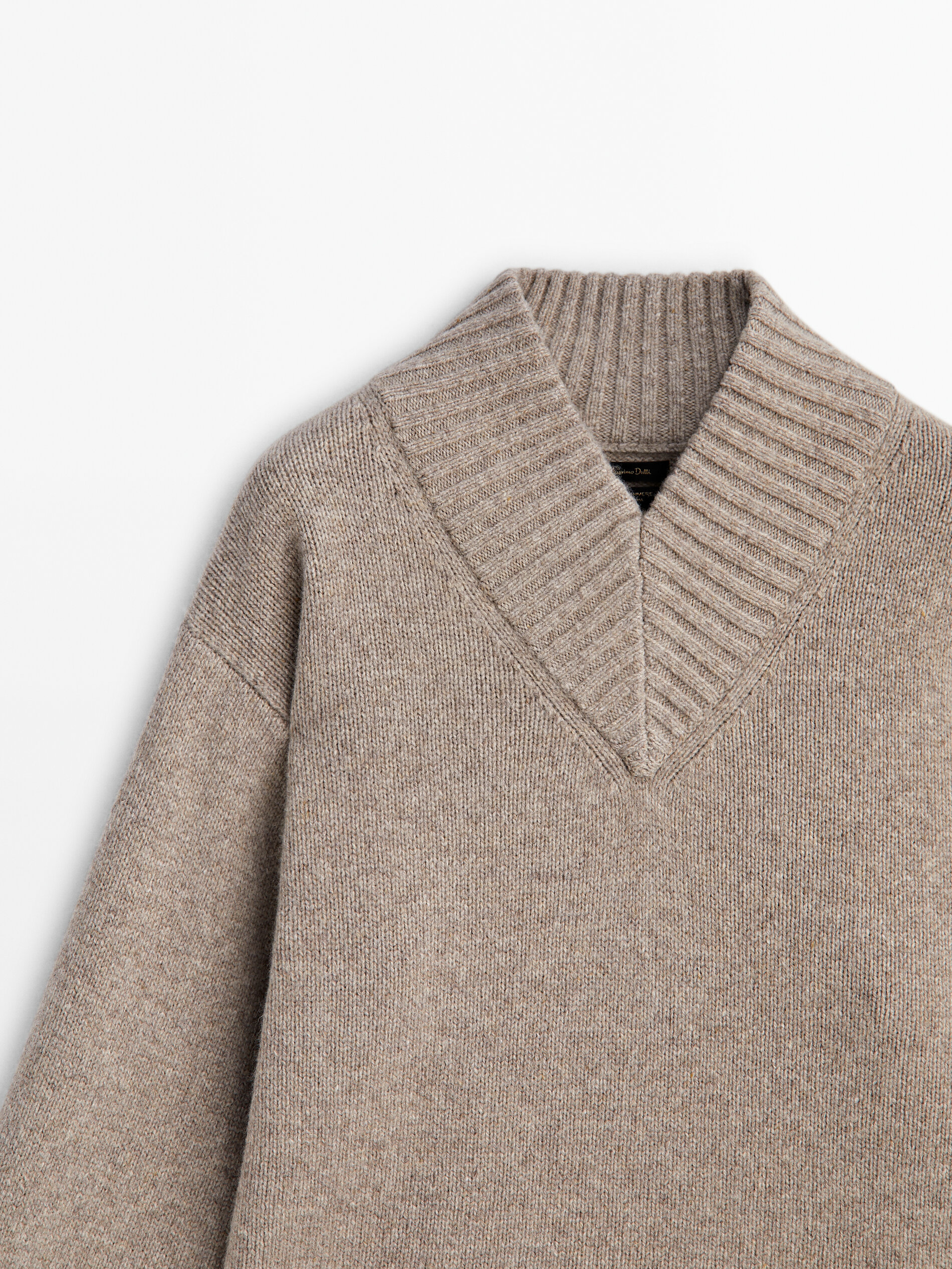 High v neck sweater on sale