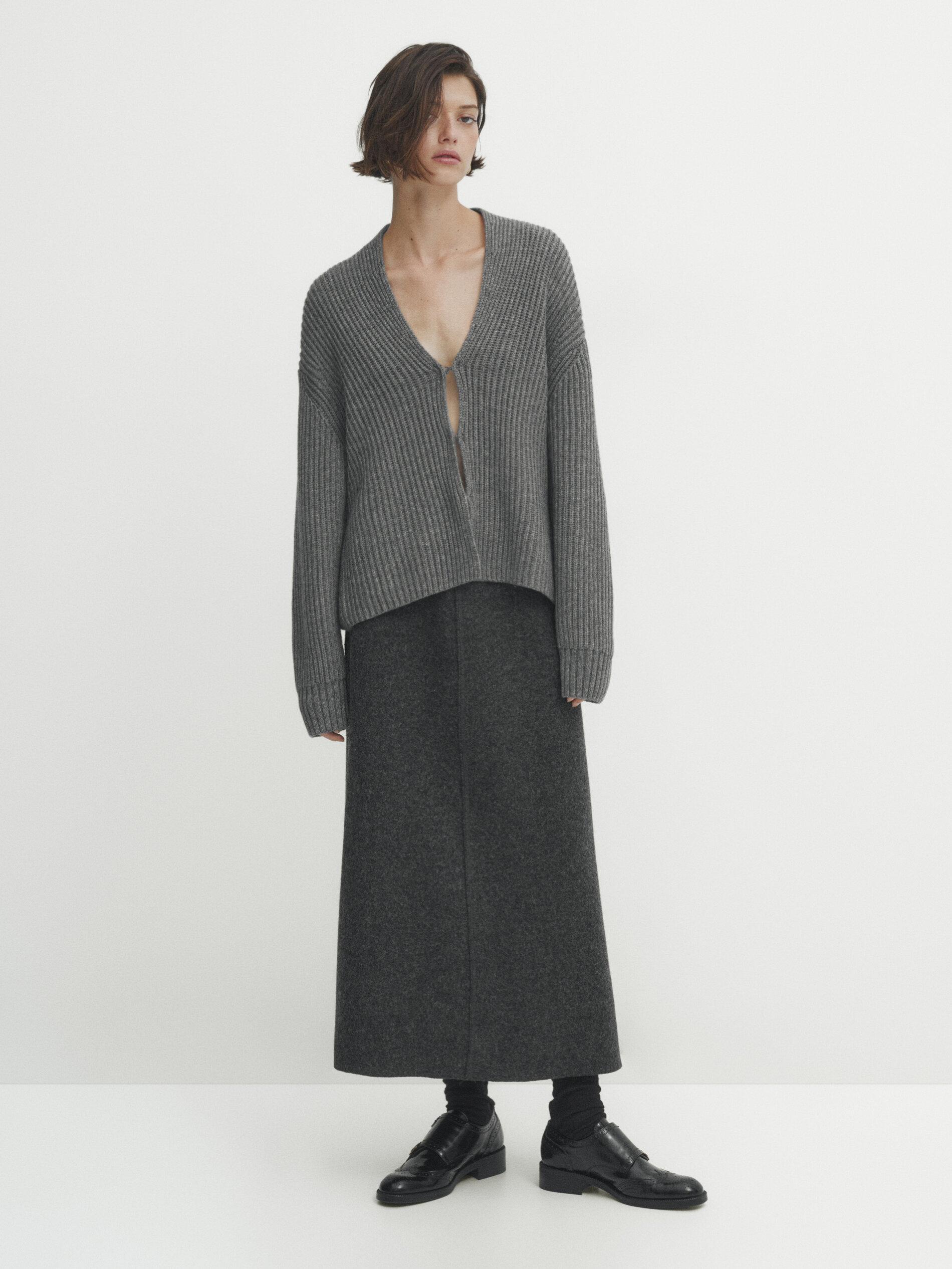 Massimo dutti long cardigan clearance