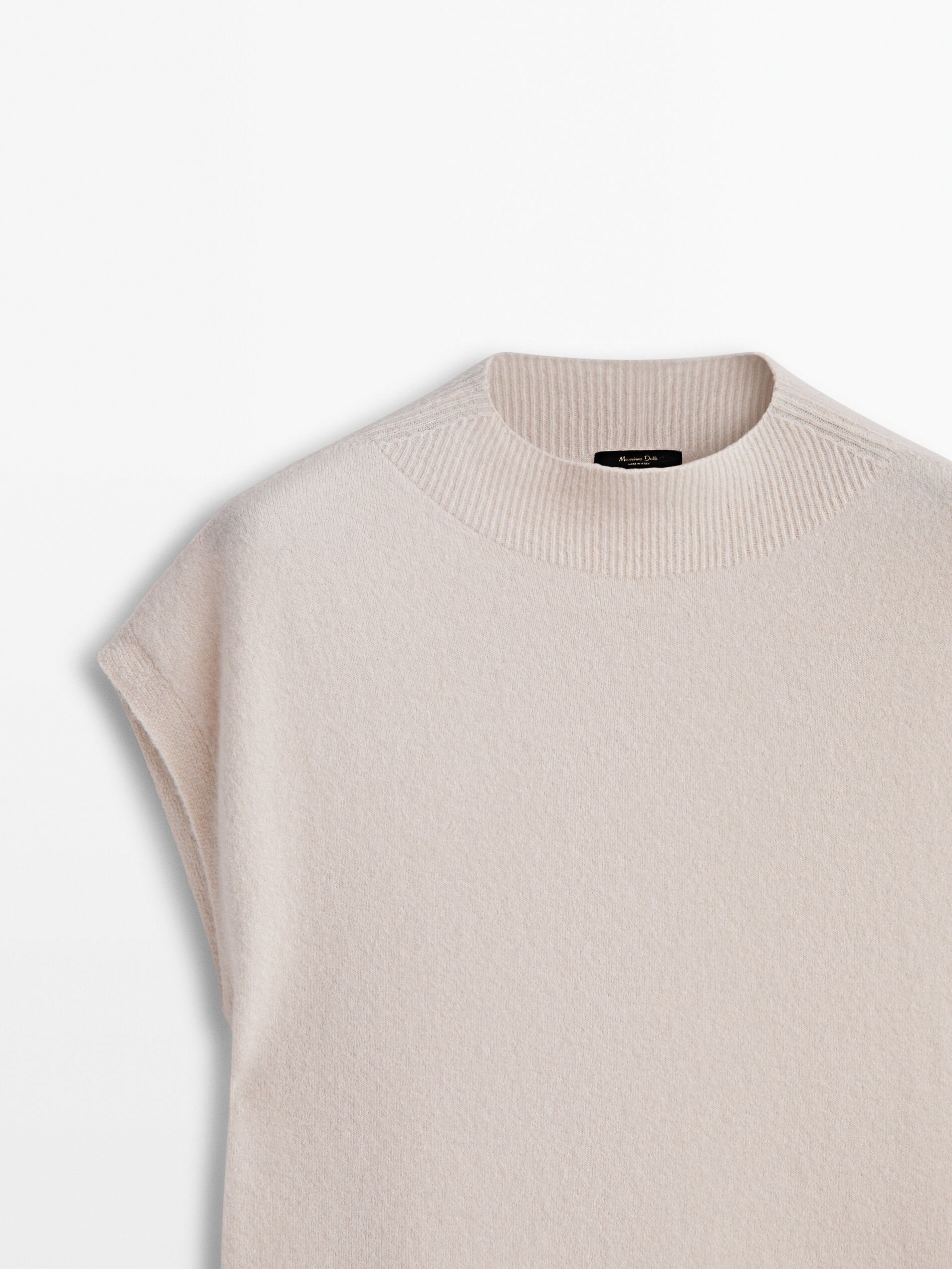 Beige mock hotsell turtleneck