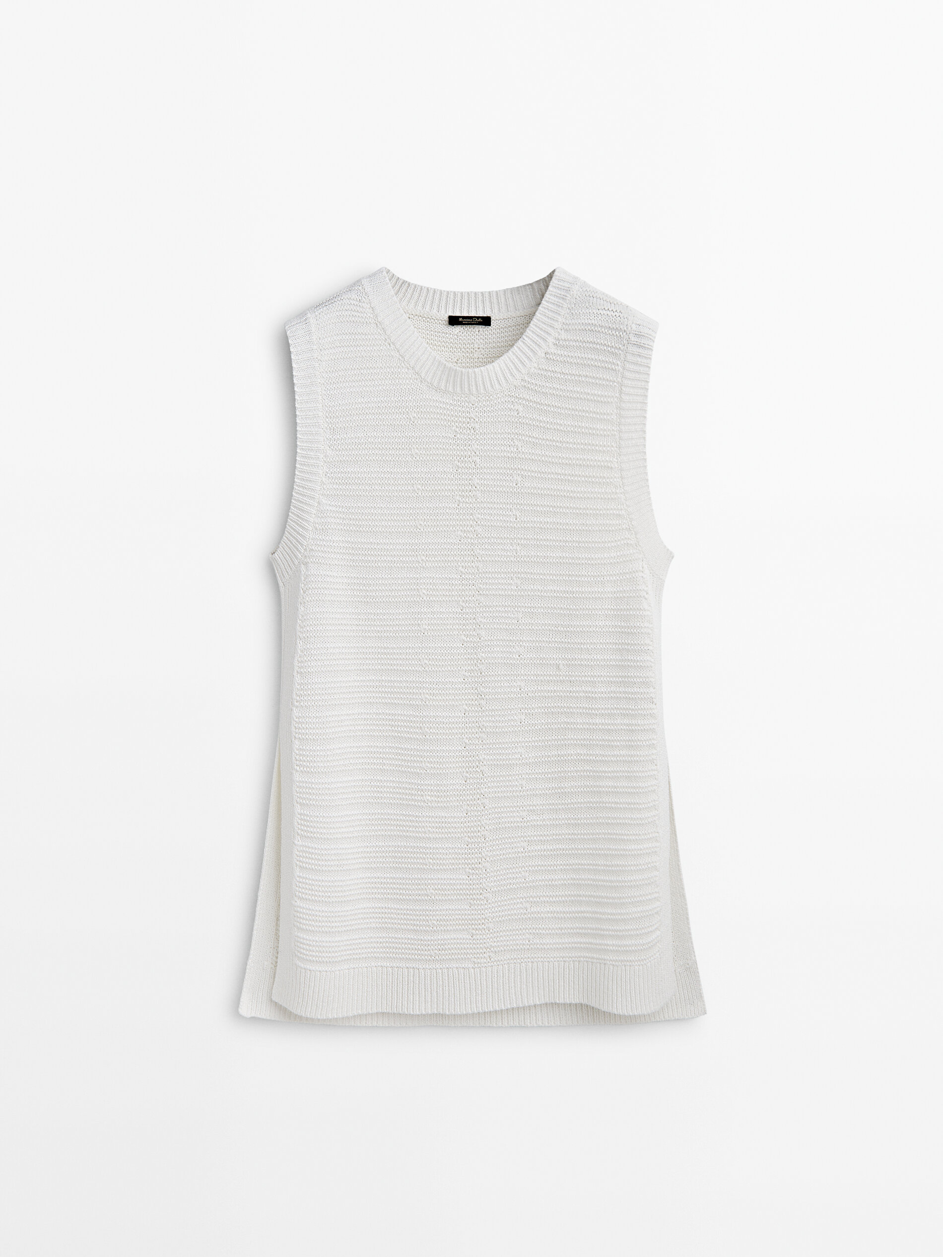 Camiseta blanca massimo dutti clearance