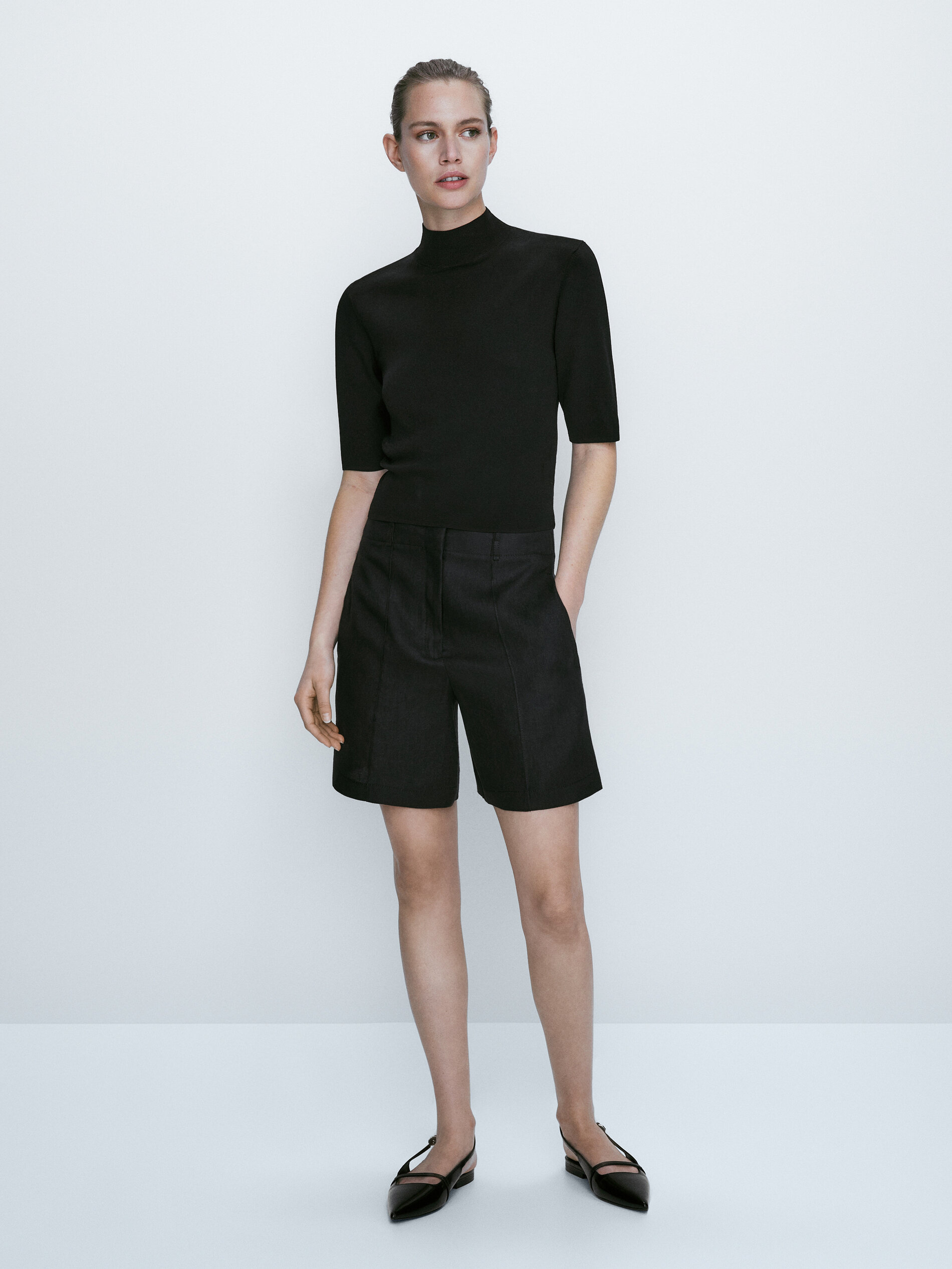 Turtleneck deals and shorts