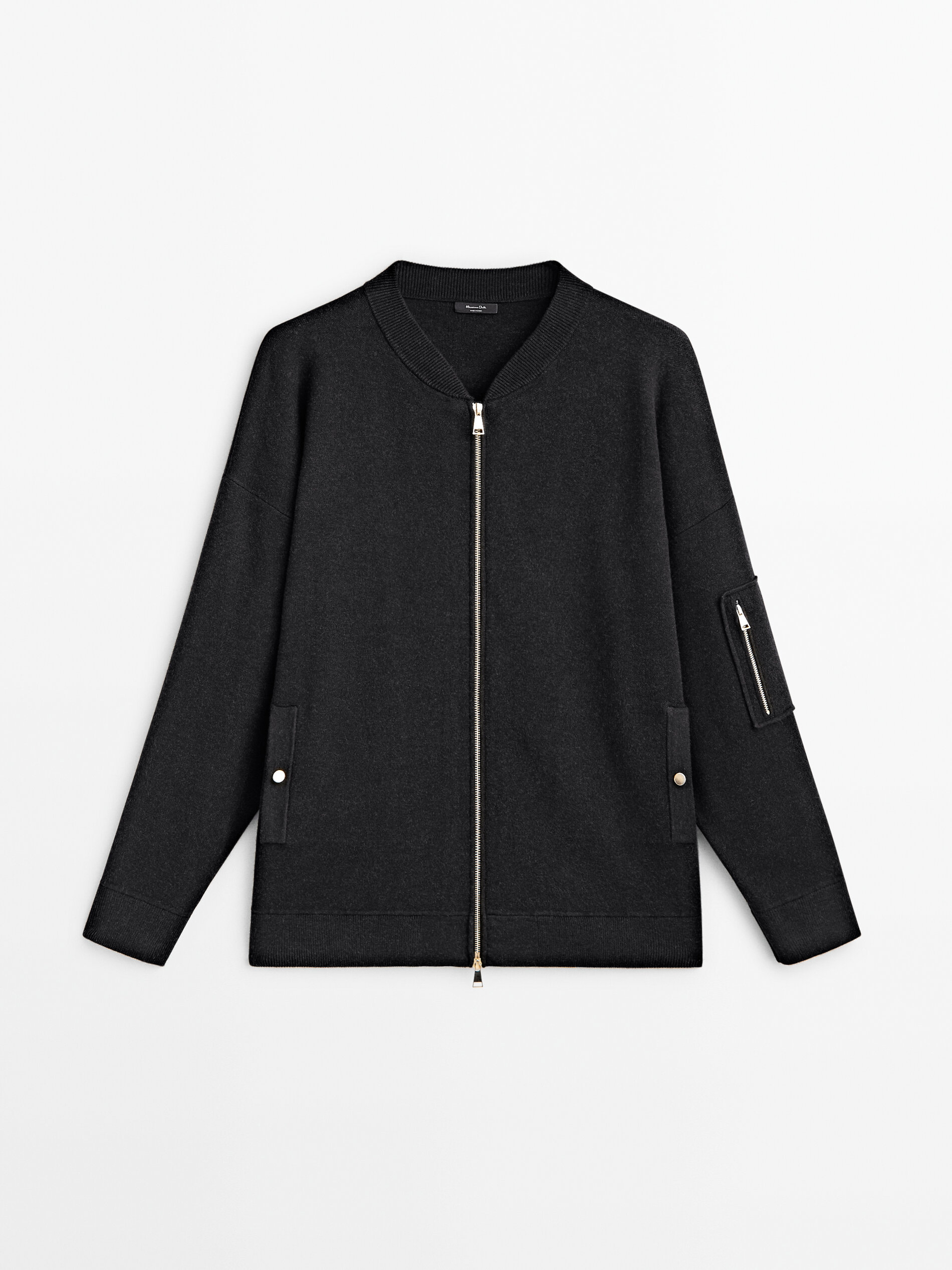 Knit bomber online
