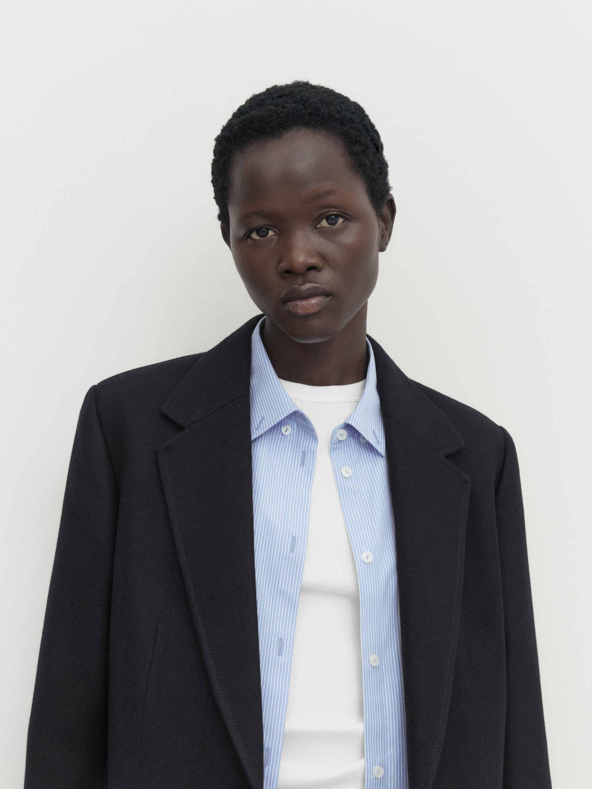 Massimo dutti hotsell black blazer dress