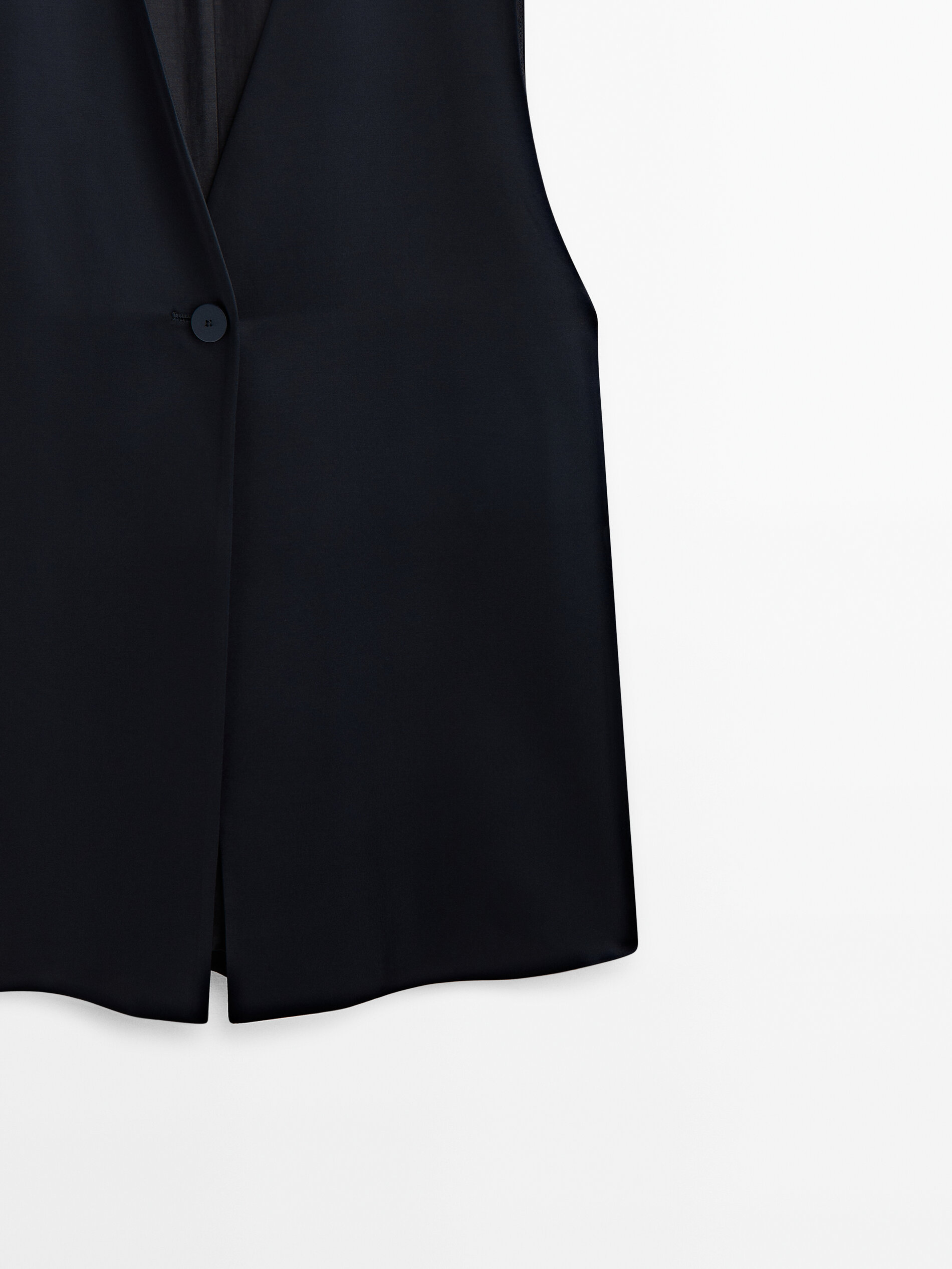 Navy blue waistcoat womens on sale