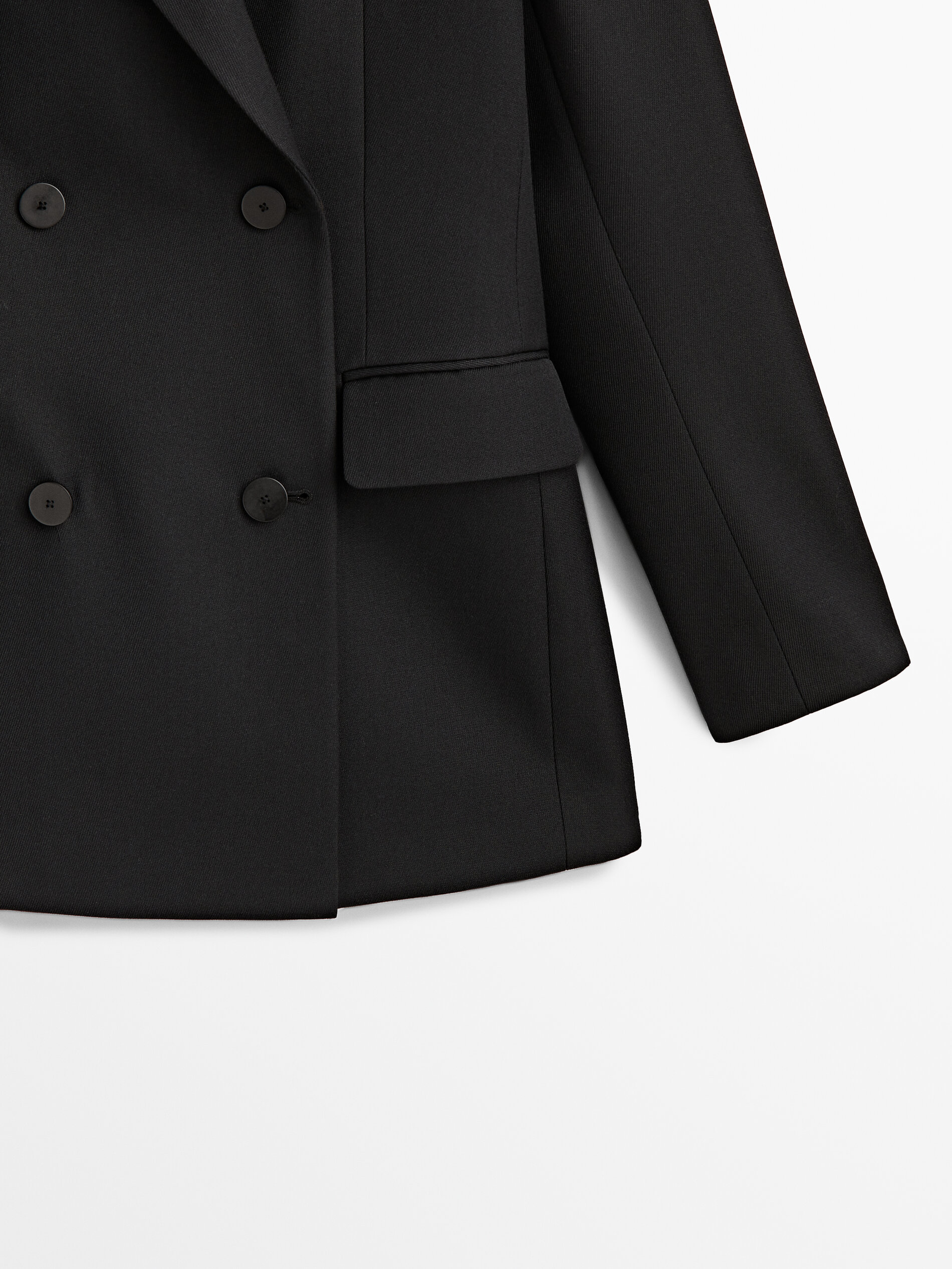 Massimo dutti discount black blazer