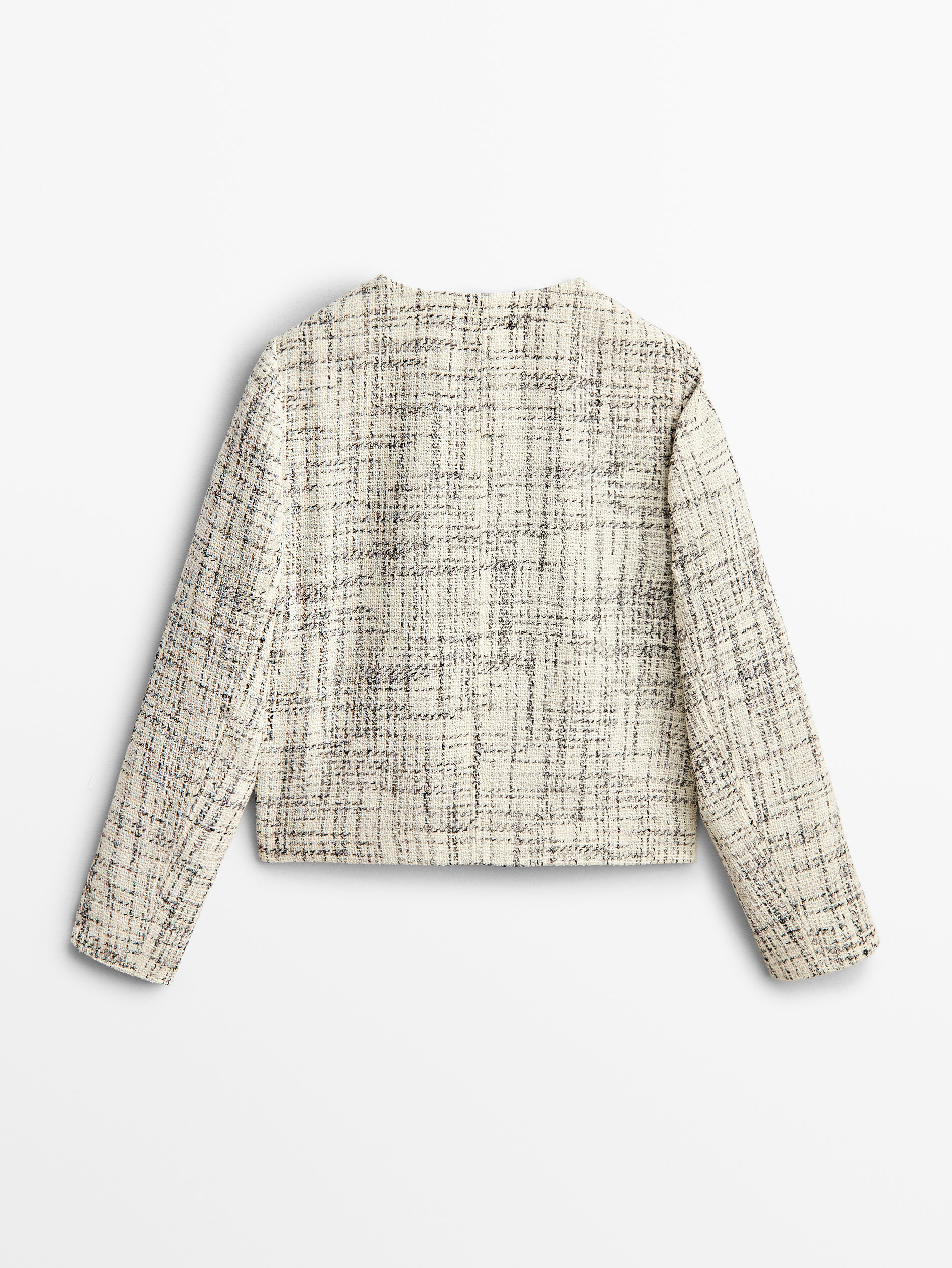 Massimo dutti sales tweed jacket