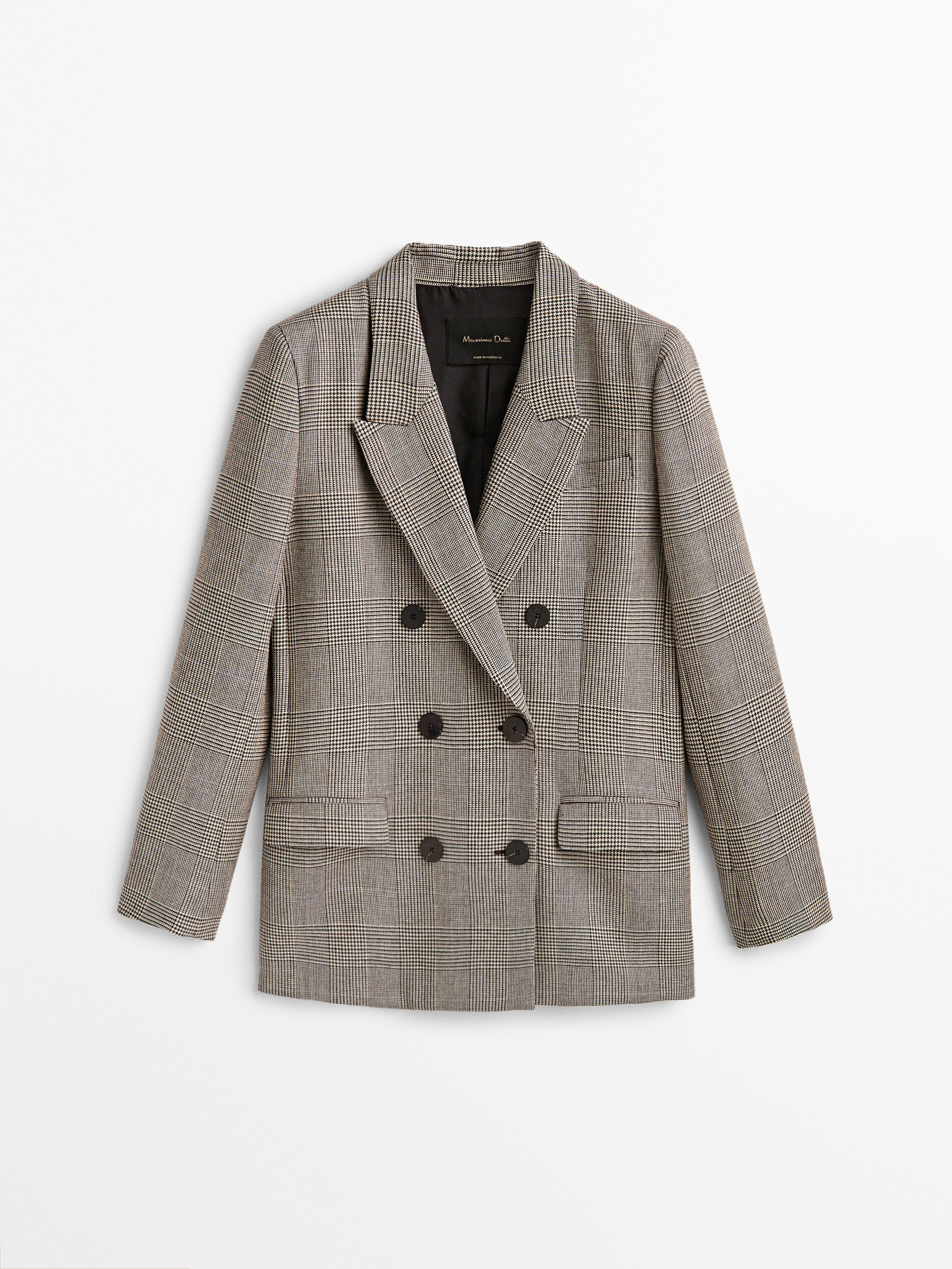 Massimo dutti grey outlet blazer