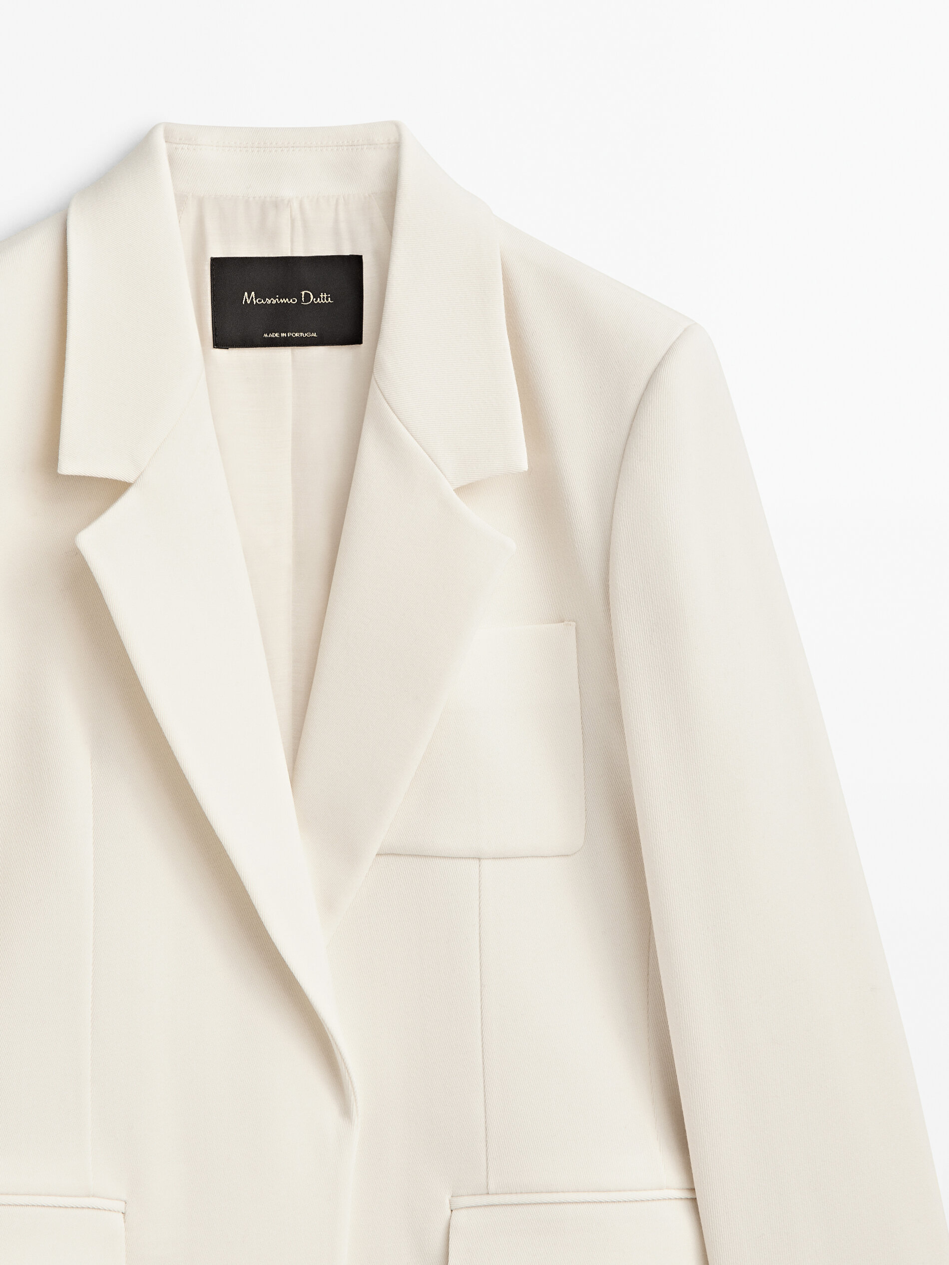 Massimo dutti outlet white blazer