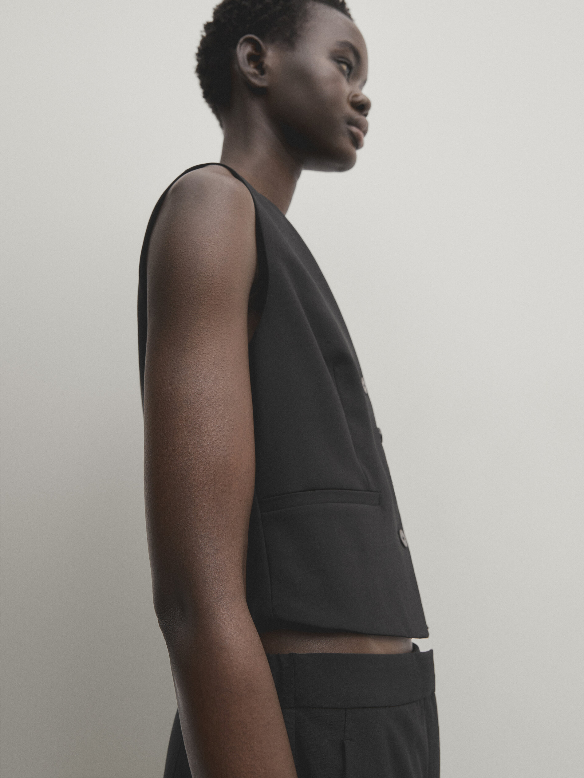 Gilet on sale costume noir