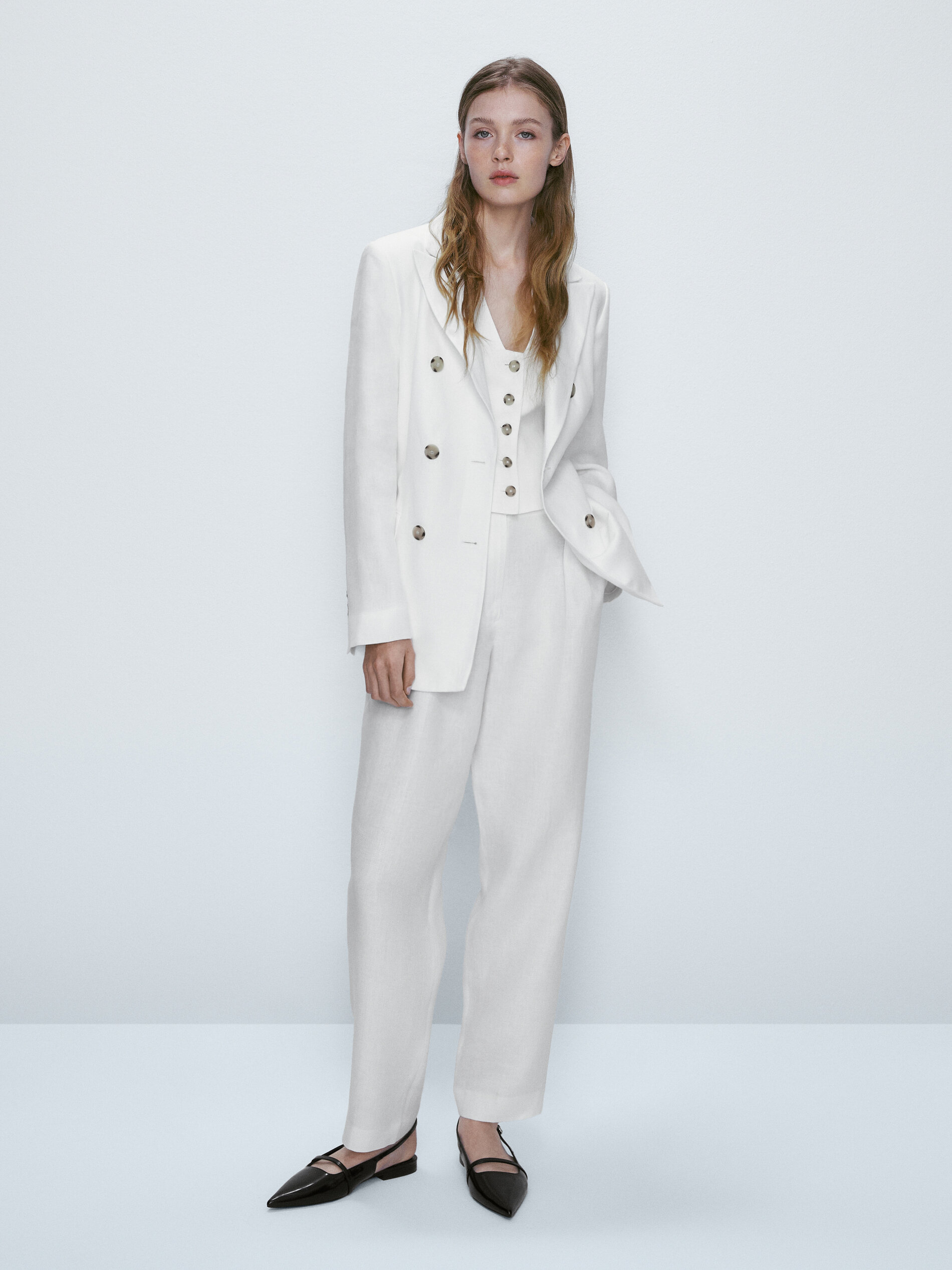 Traje lino hombre deals massimo dutti