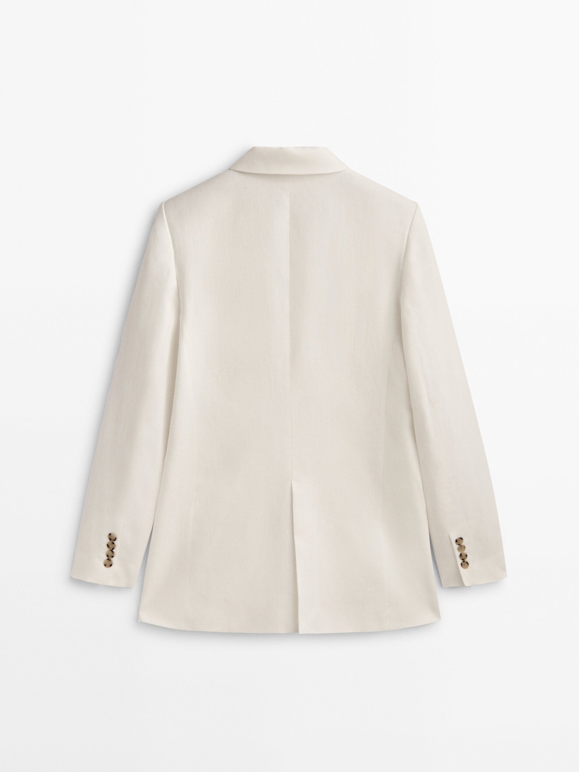 Massimo dutti white blazer on sale