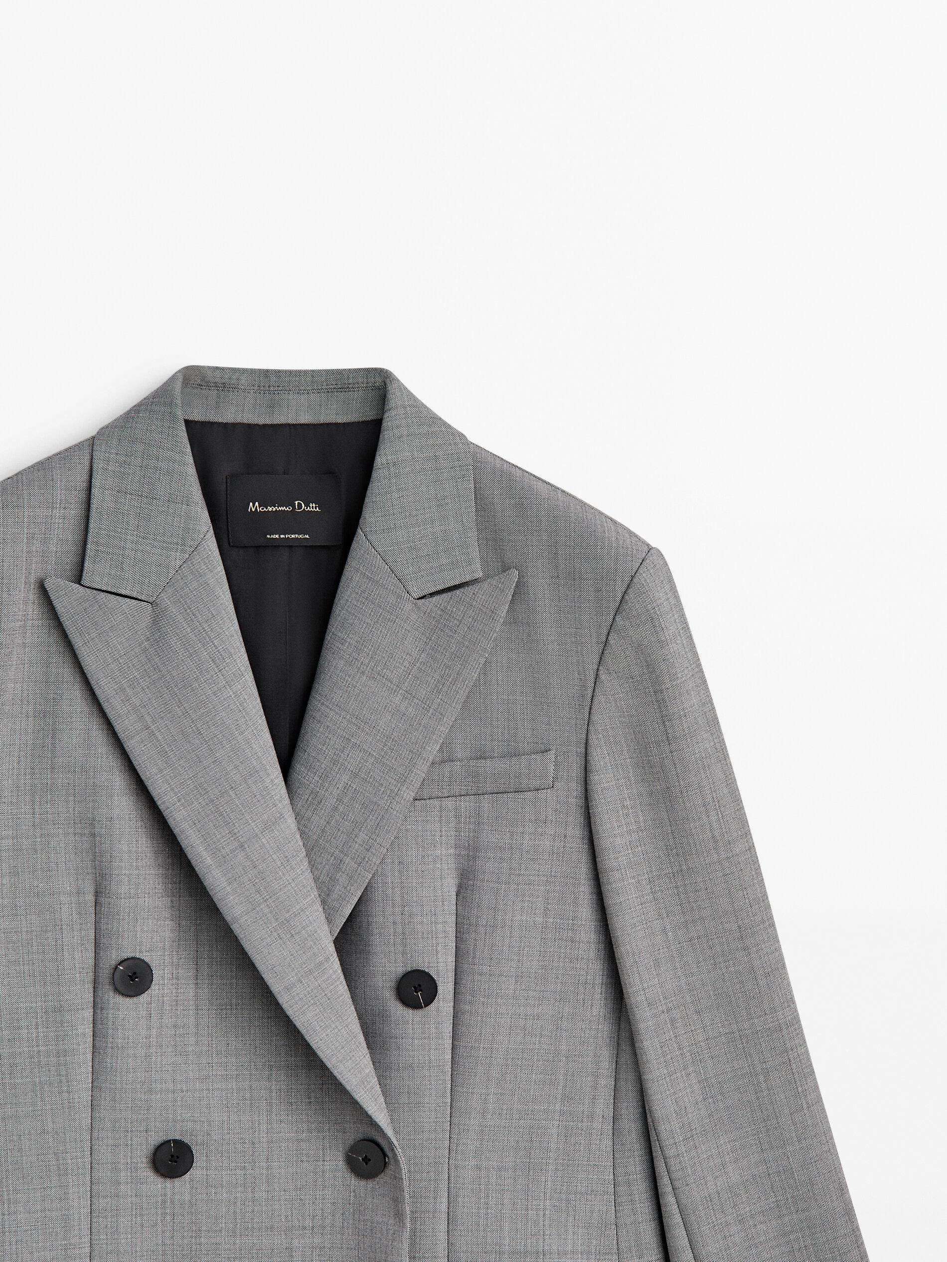 Massimo dutti double breasted outlet blazer
