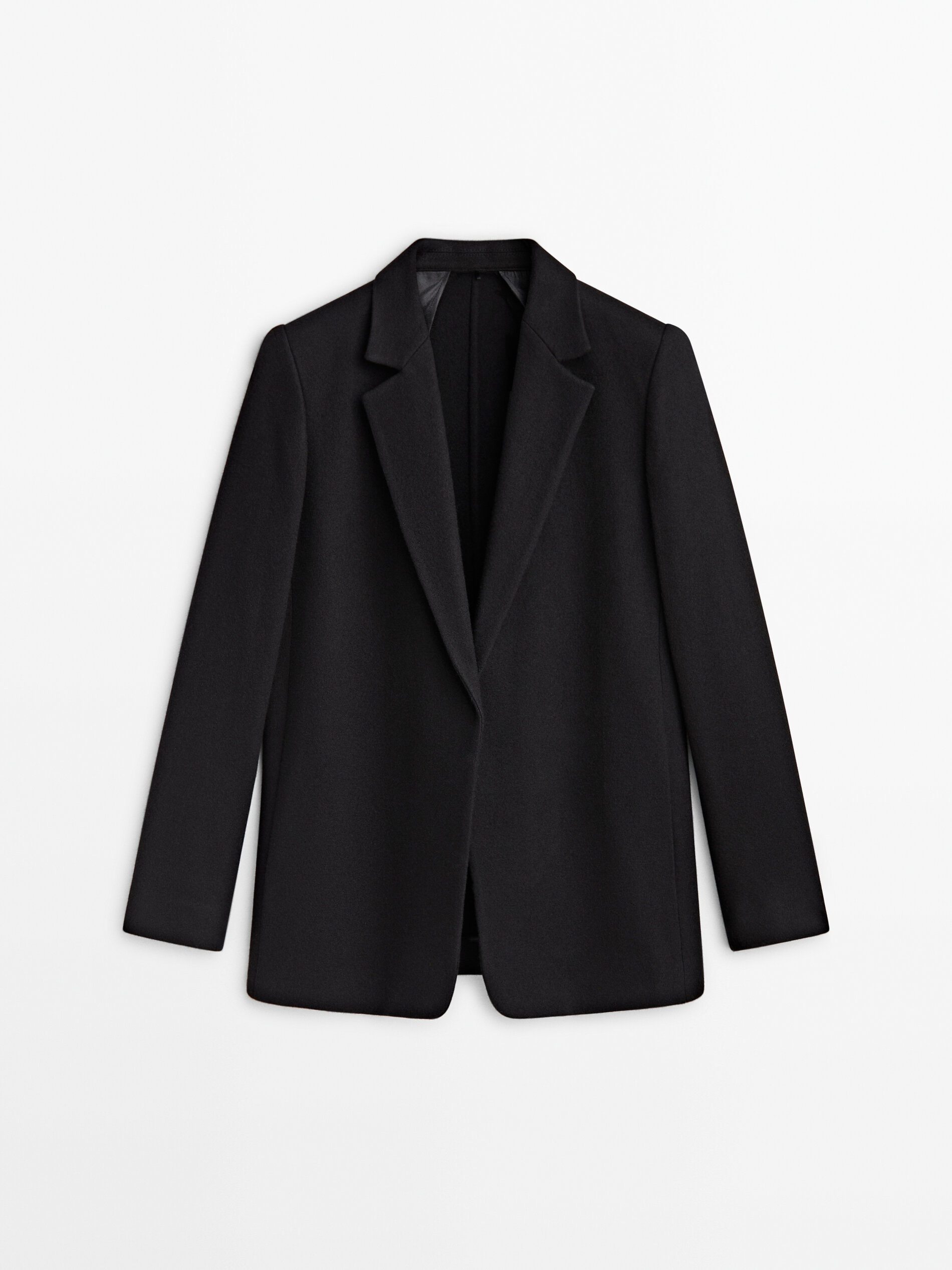 Plain black new arrivals blazer