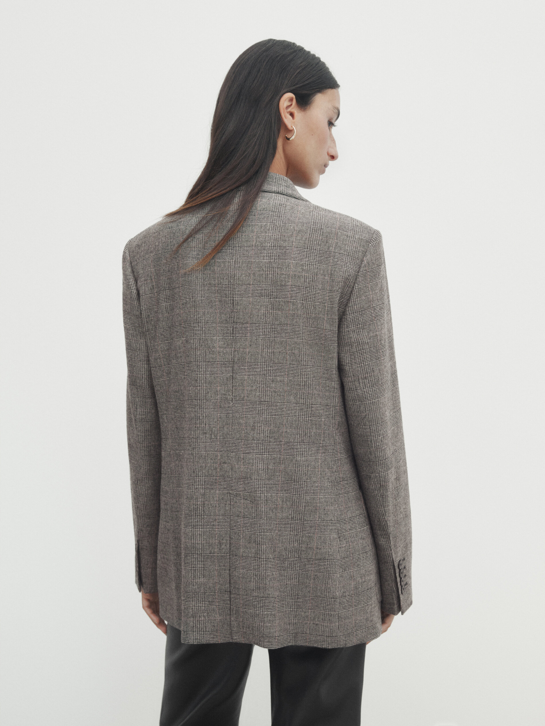 Massimo dutti grey 2025 blazer