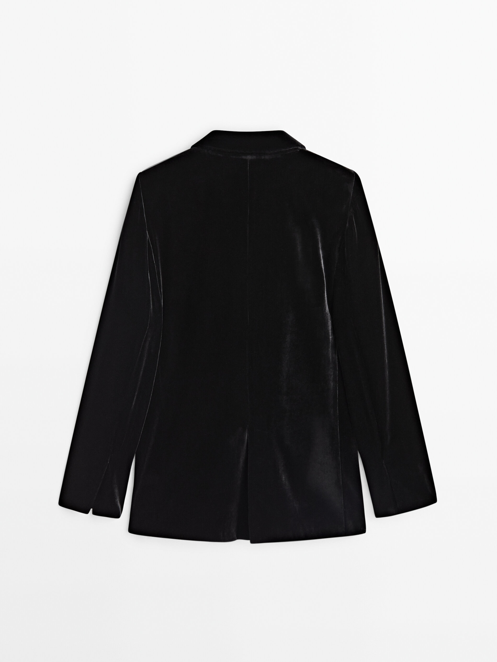 Massimo dutti velvet jacket sales