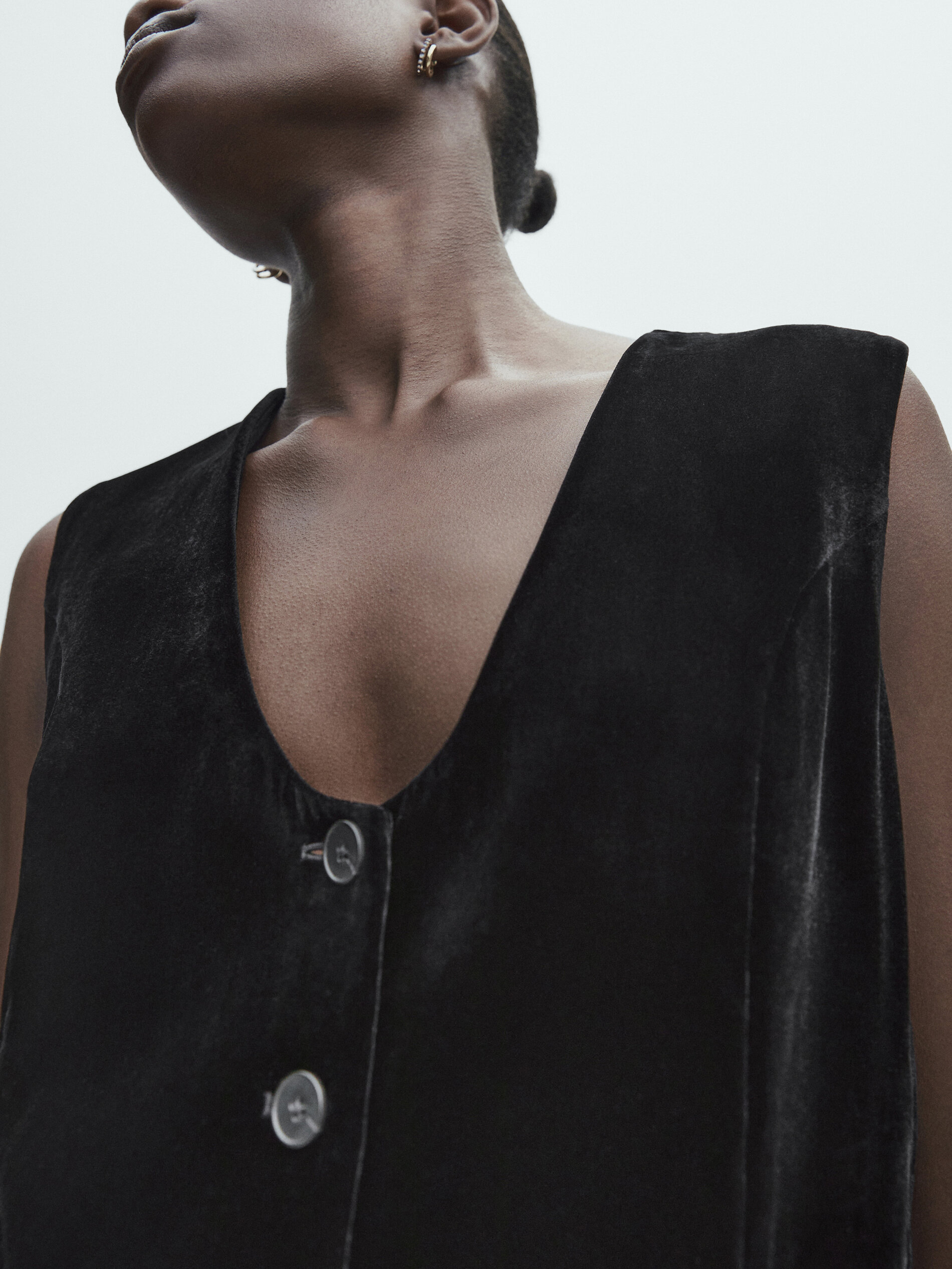 Massimo dutti velvet dress store