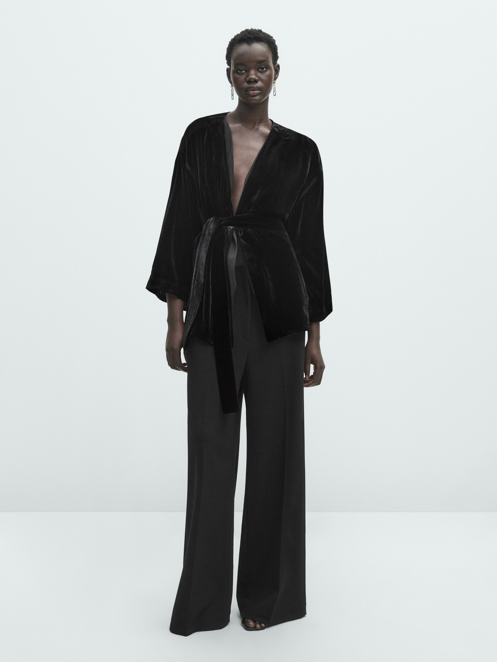 Black dressy hotsell kimono