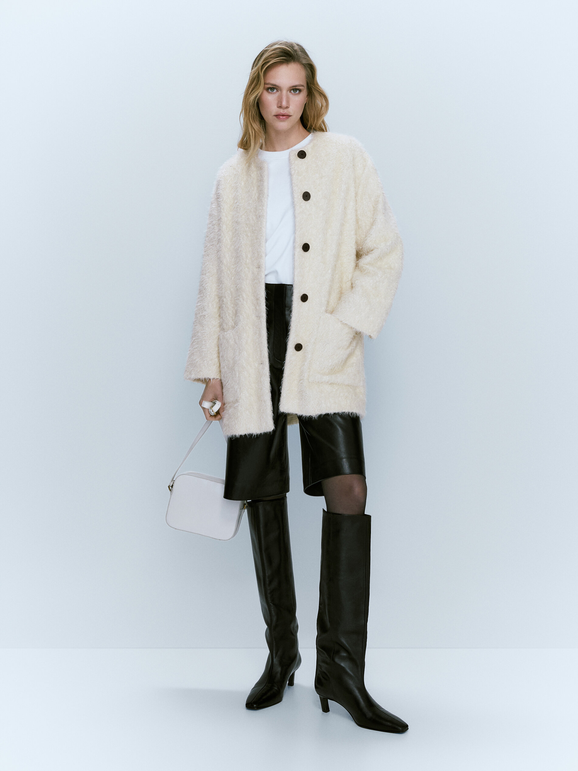 Massimo dutti outlet fur coat