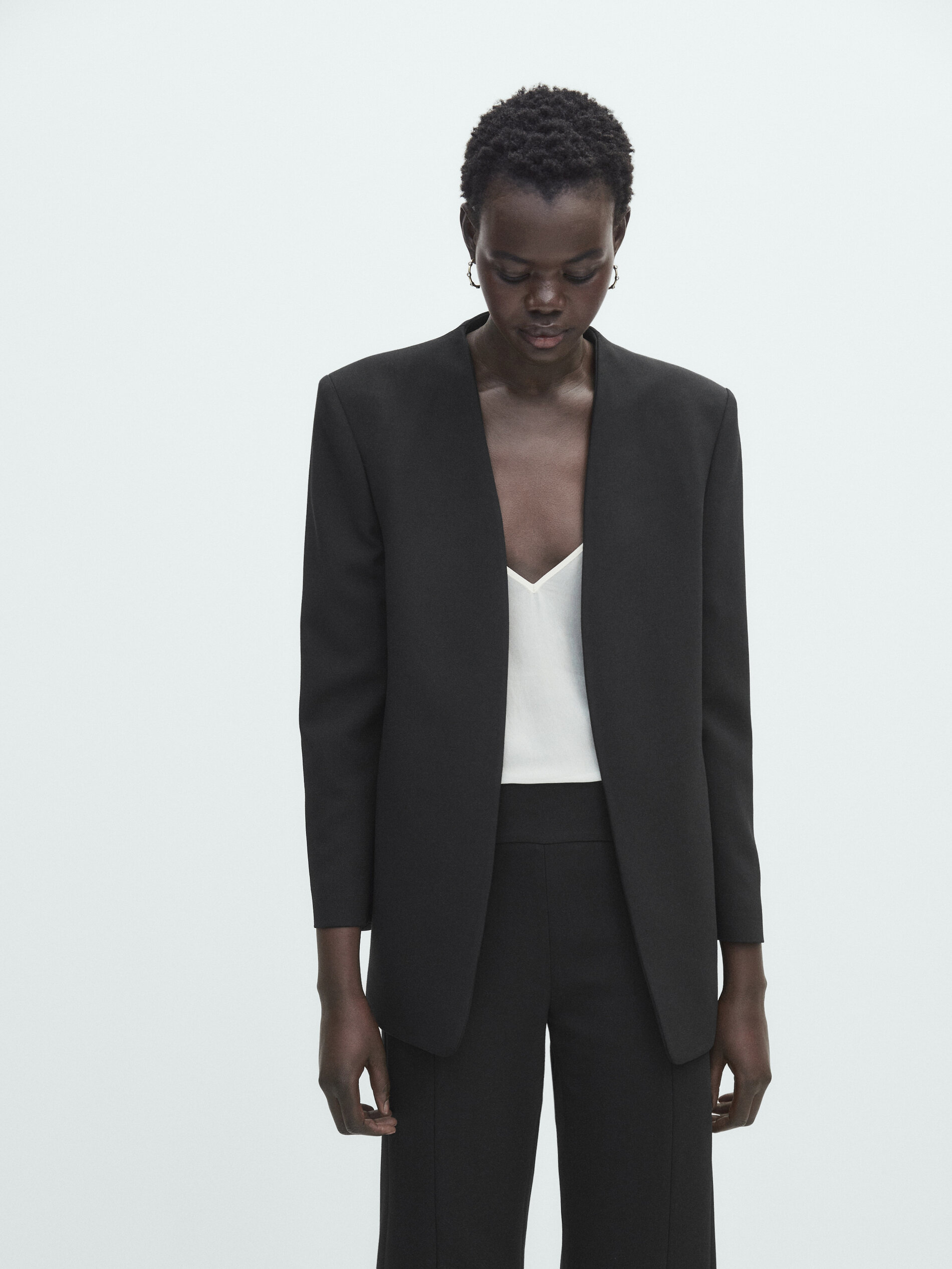 Black 2025 dressy blazer