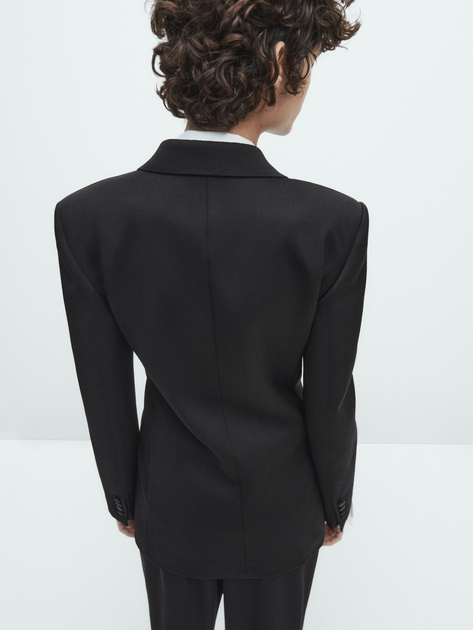 Massimo dutti sales black blazer dress