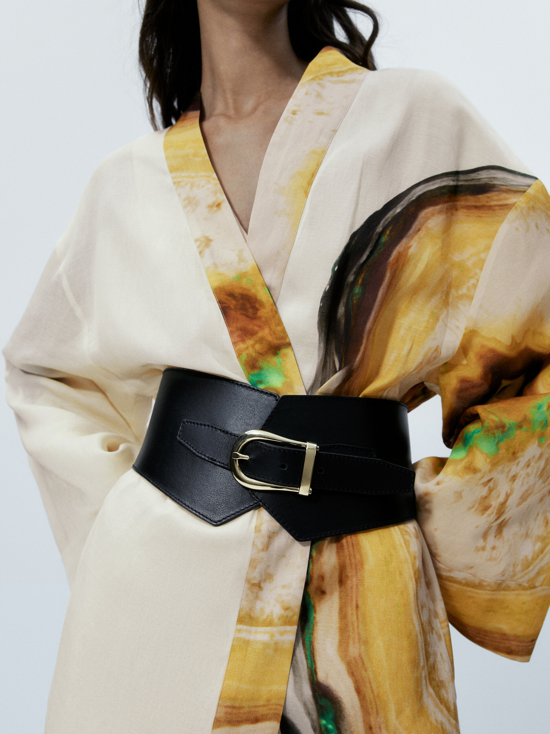 Black sash belt 2025