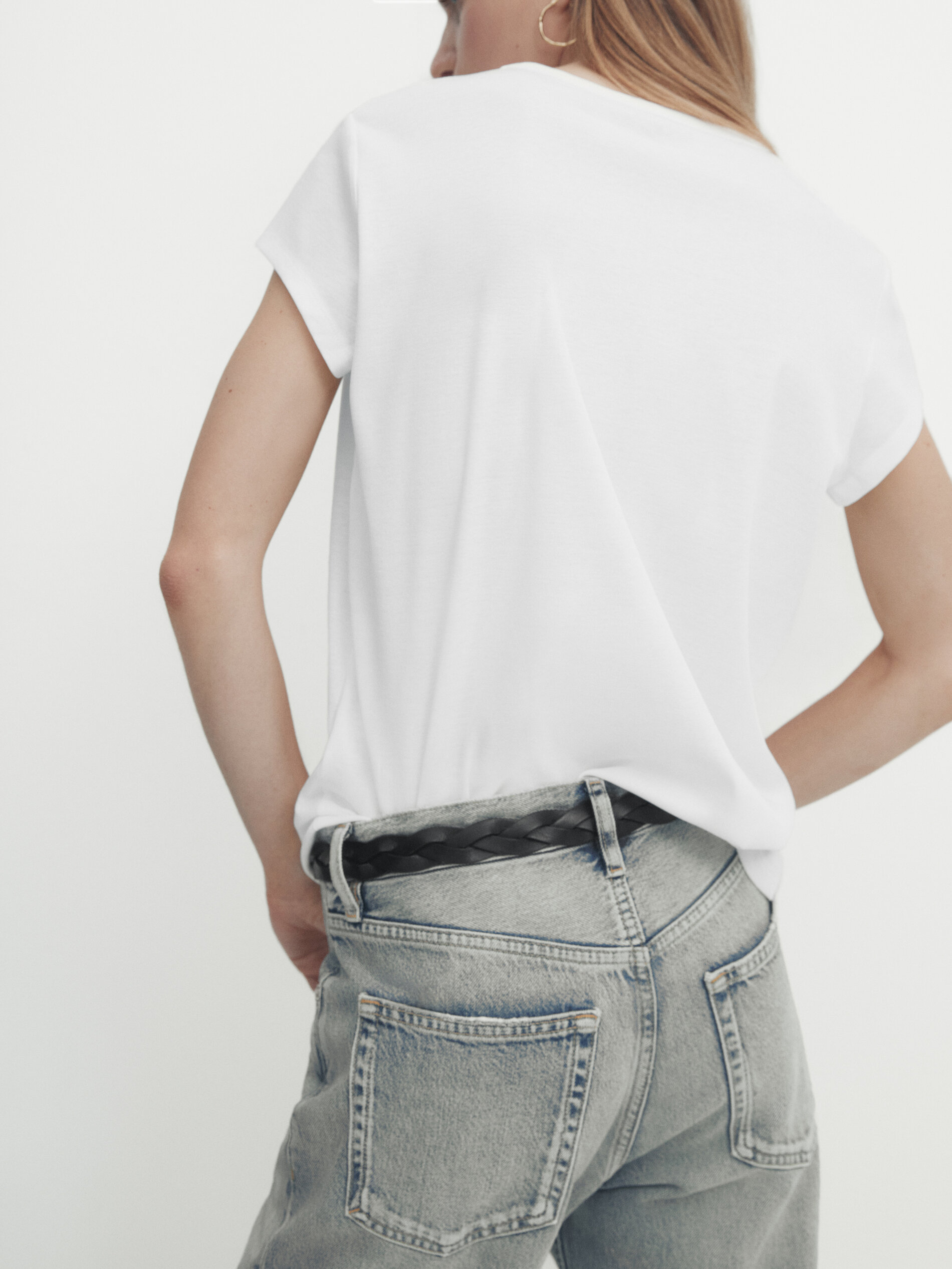 Women's Short-Sleeve T-Shirts - Massimo Dutti
