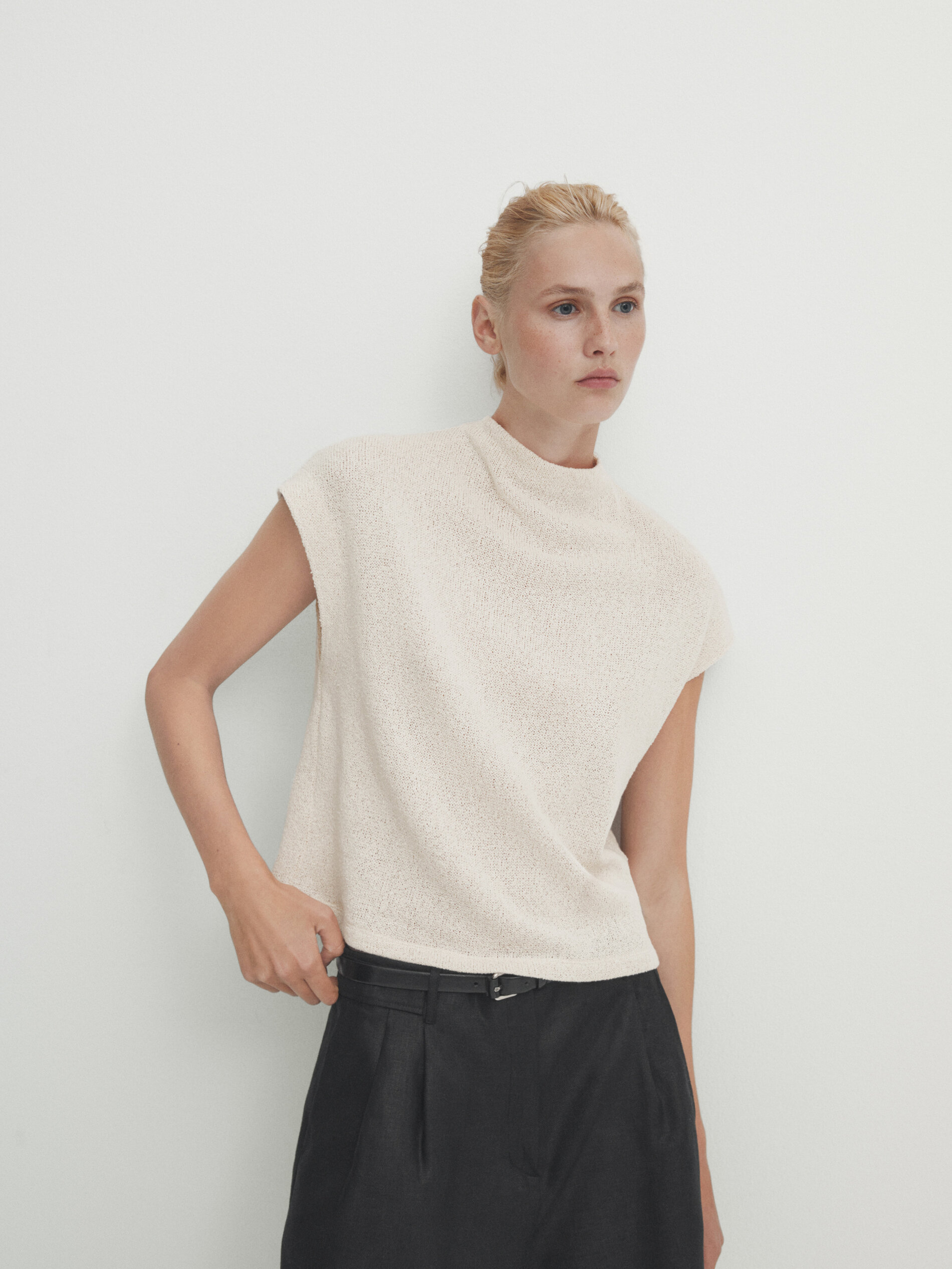 Turtleneck massimo dutti top