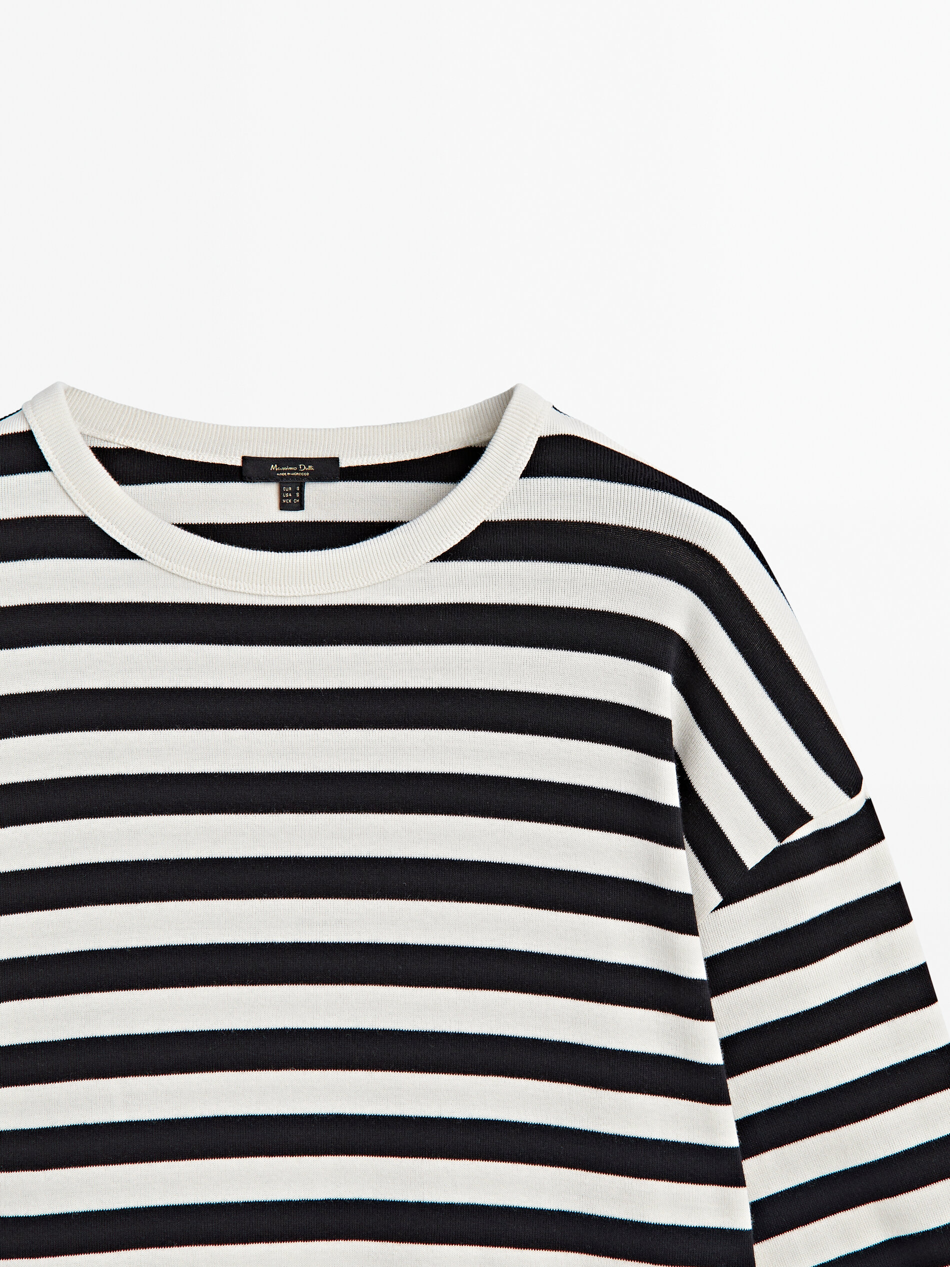 Sweatshirt with sale stripes on sleeves