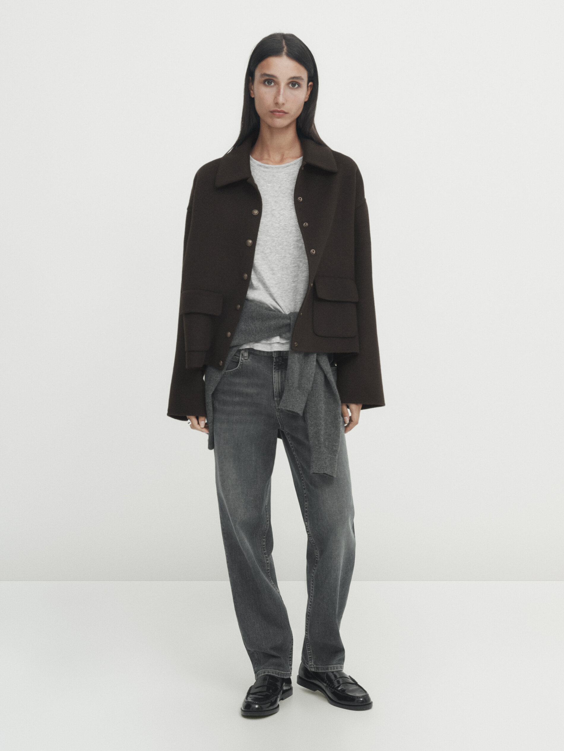Massimo dutti green clearance jacket