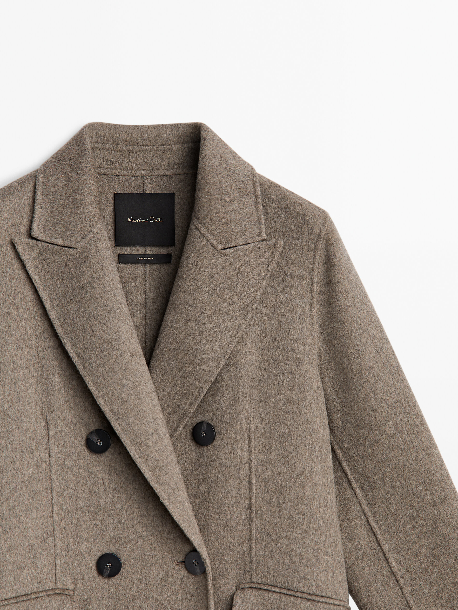 Wool coat massimo dutti discount