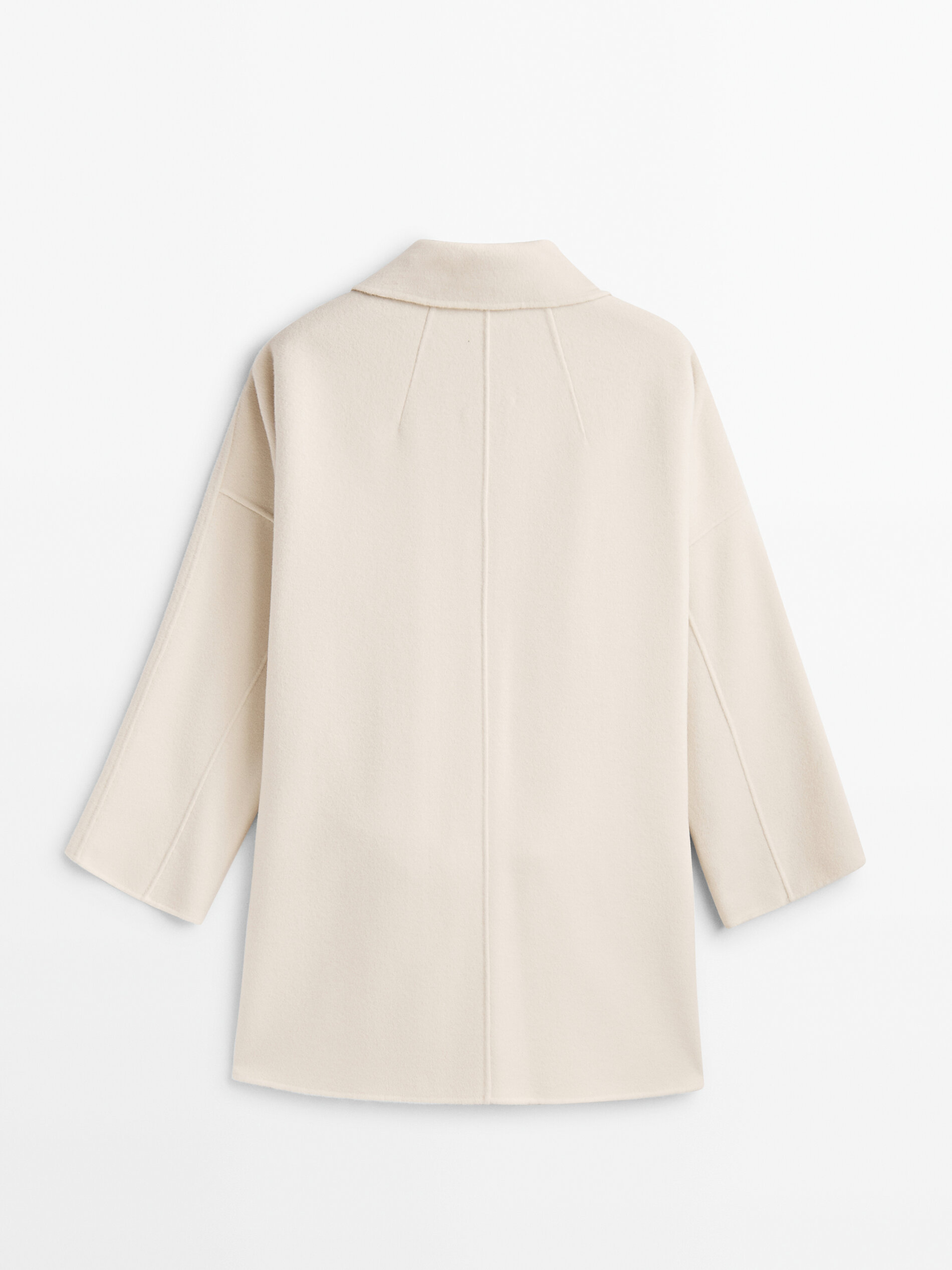 Massimo dutti cream coat hotsell