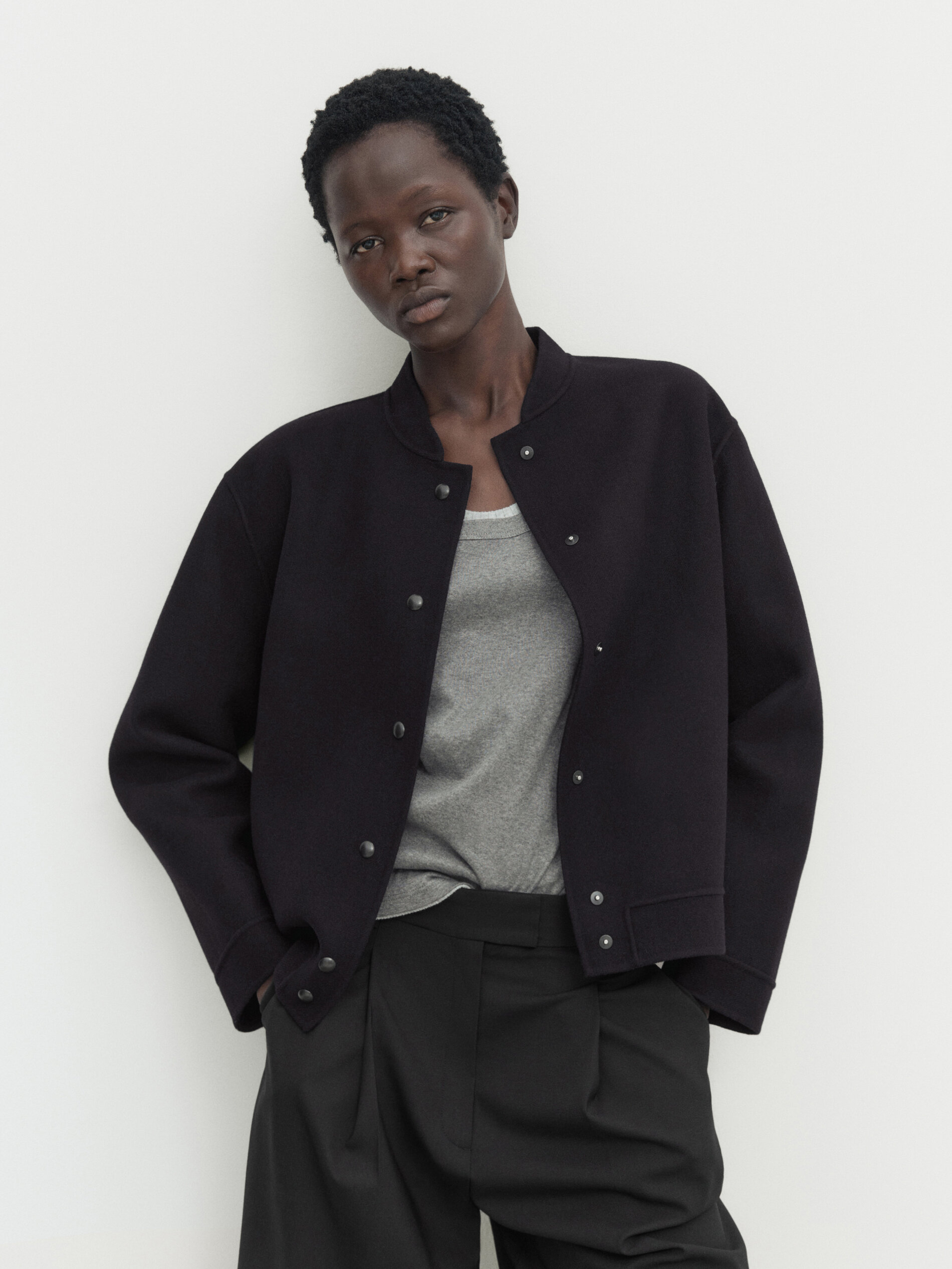 Massimo dutti new arrivals bomber jacket