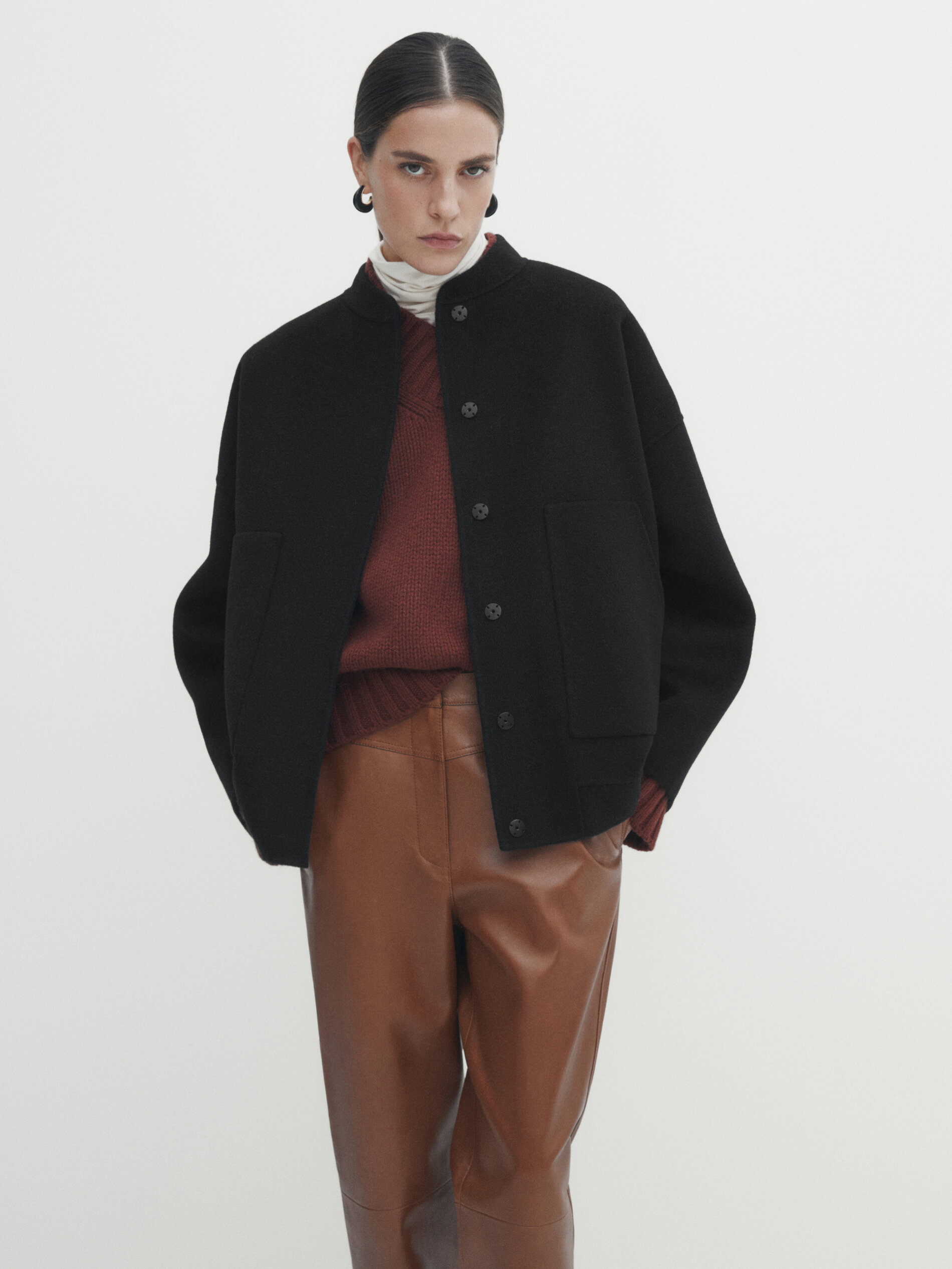Bomber jacket on sale massimo dutti