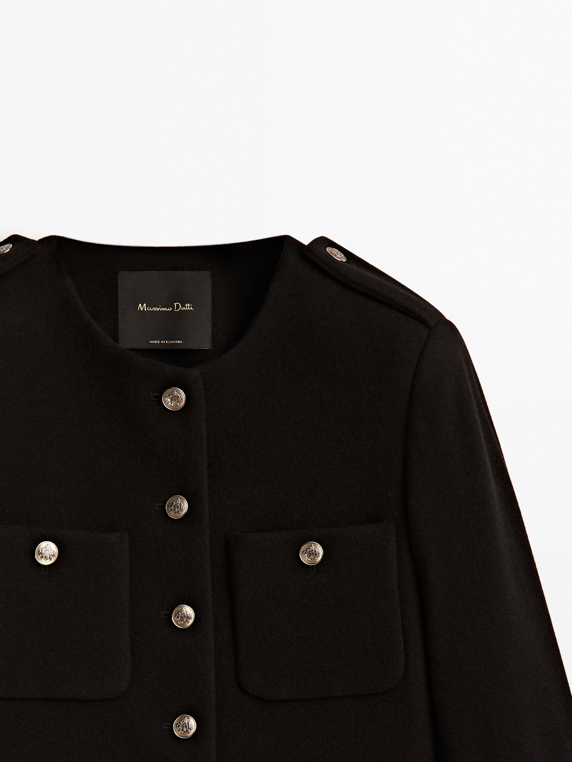 Massimo dutti tweed jacket online