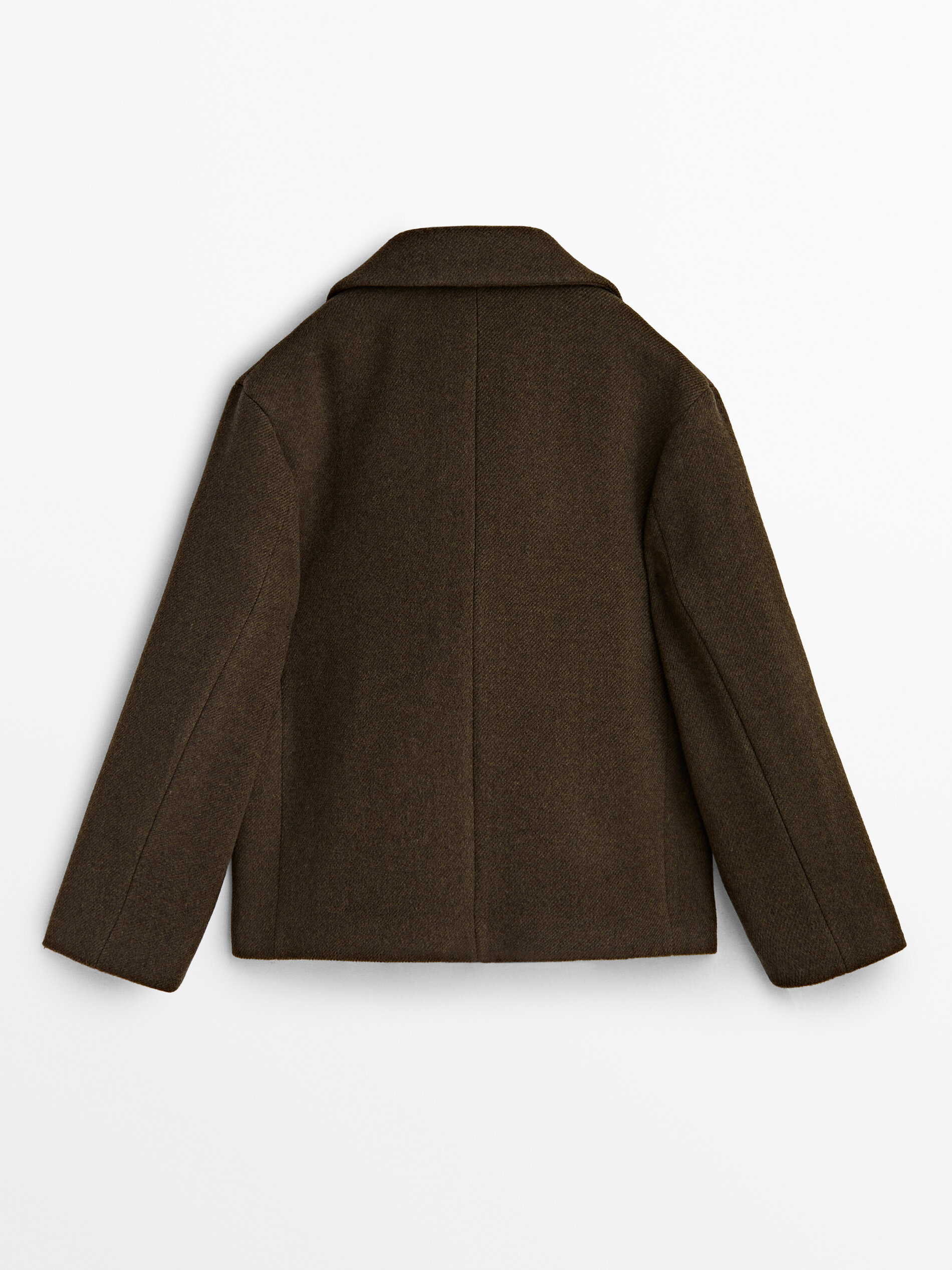 Massimo dutti peacoat top