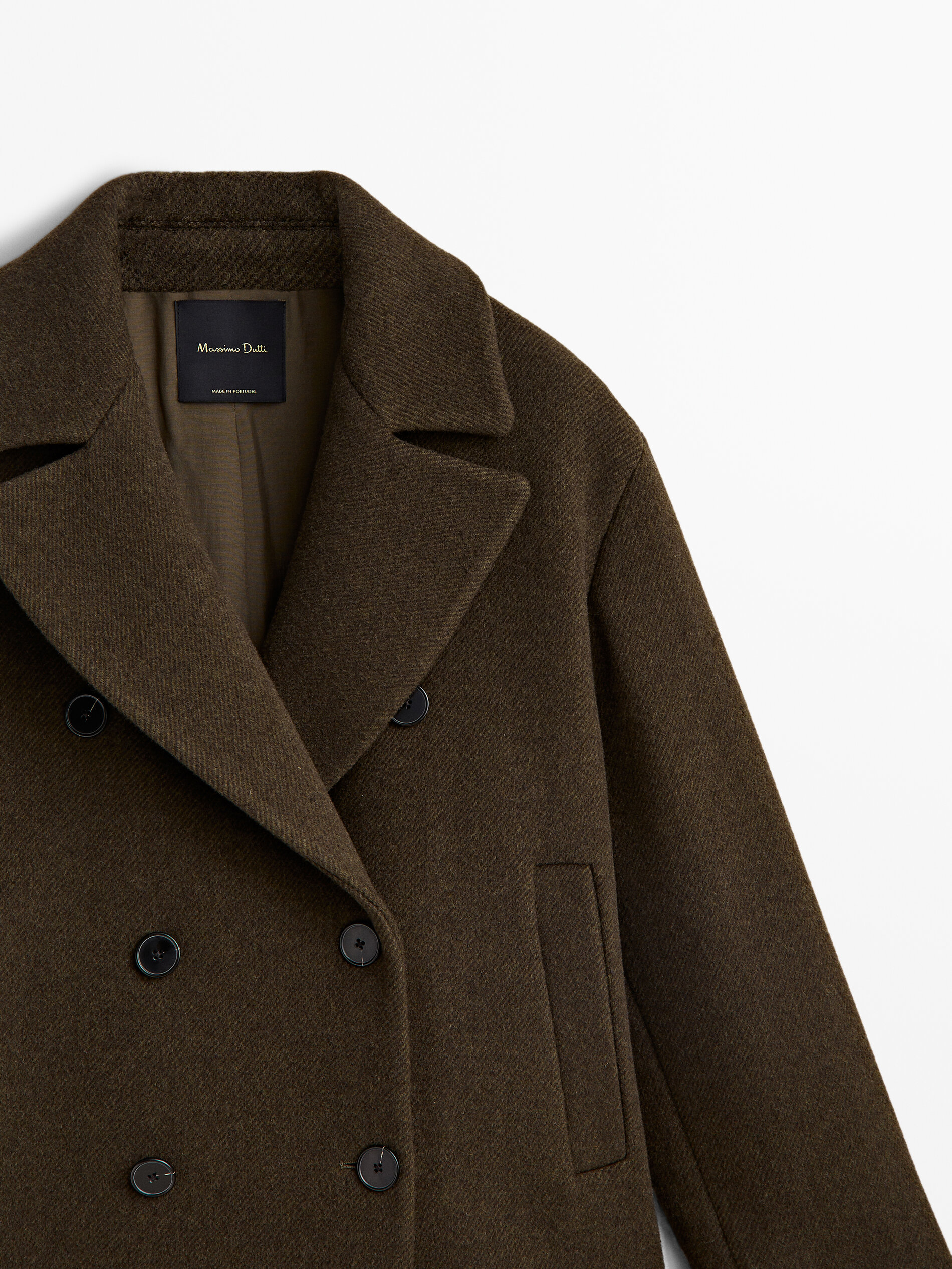 Massimo dutti peacoat hotsell