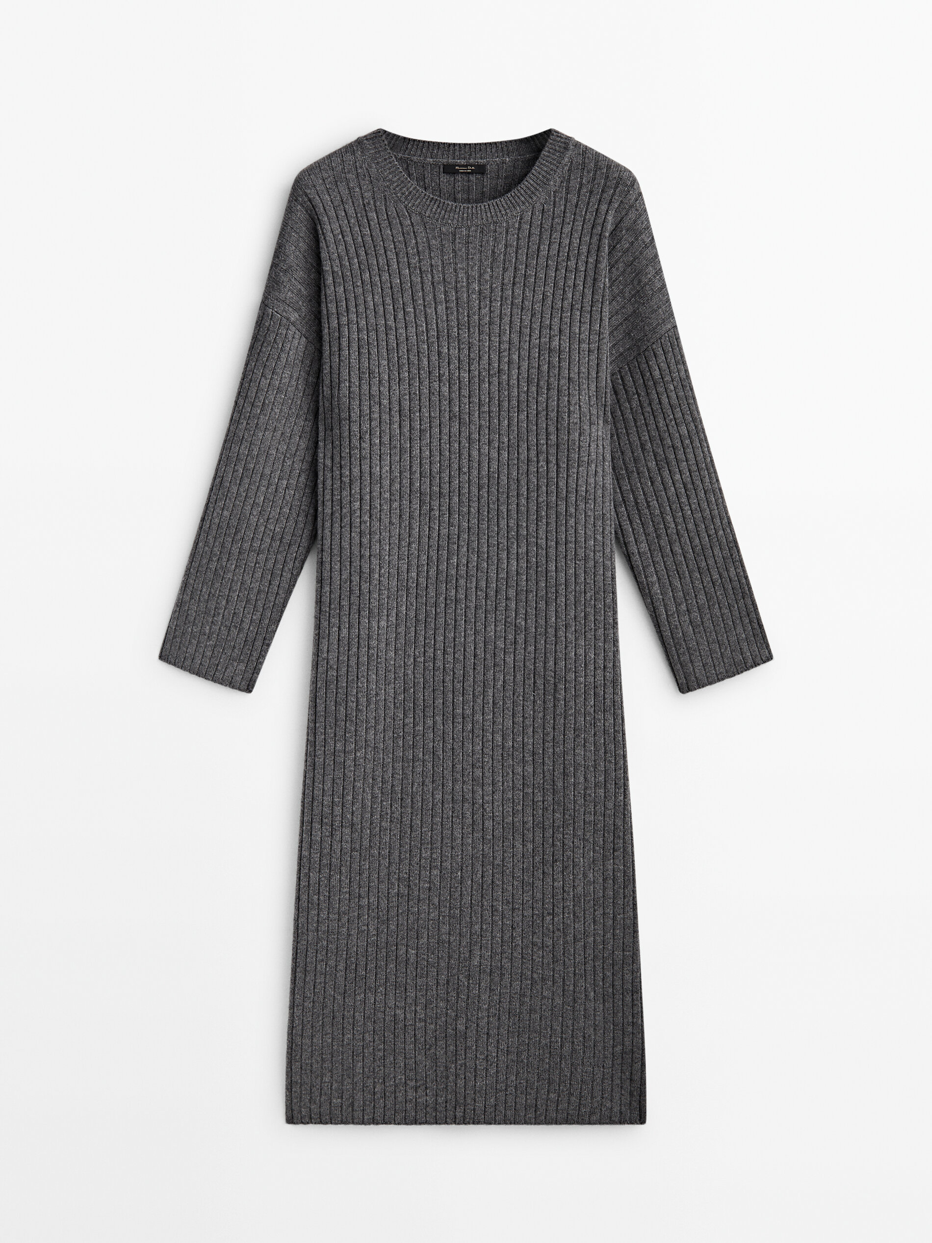 Massimo dutti best sale ribbed dress