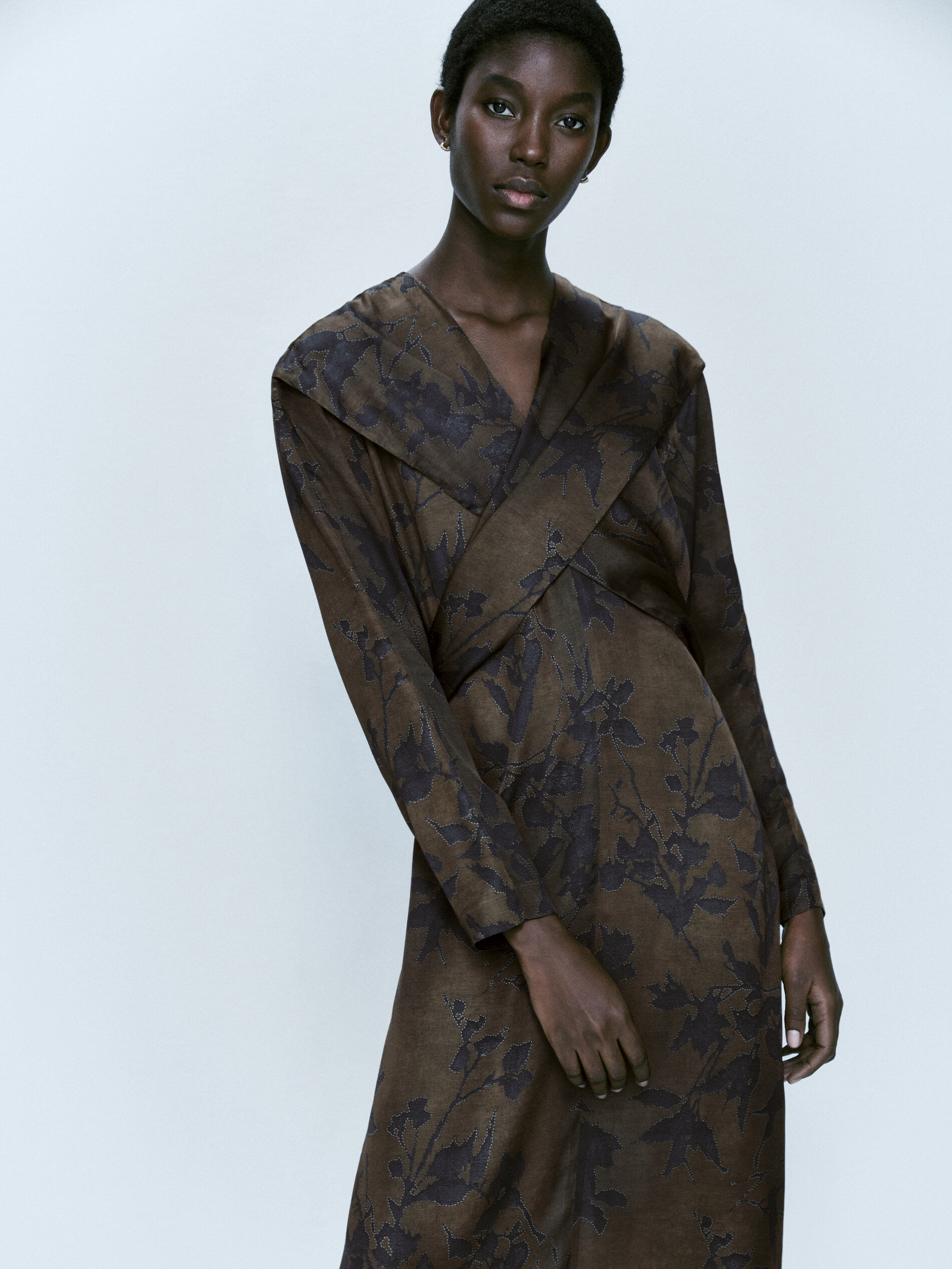 Massimo dutti online snake print dress