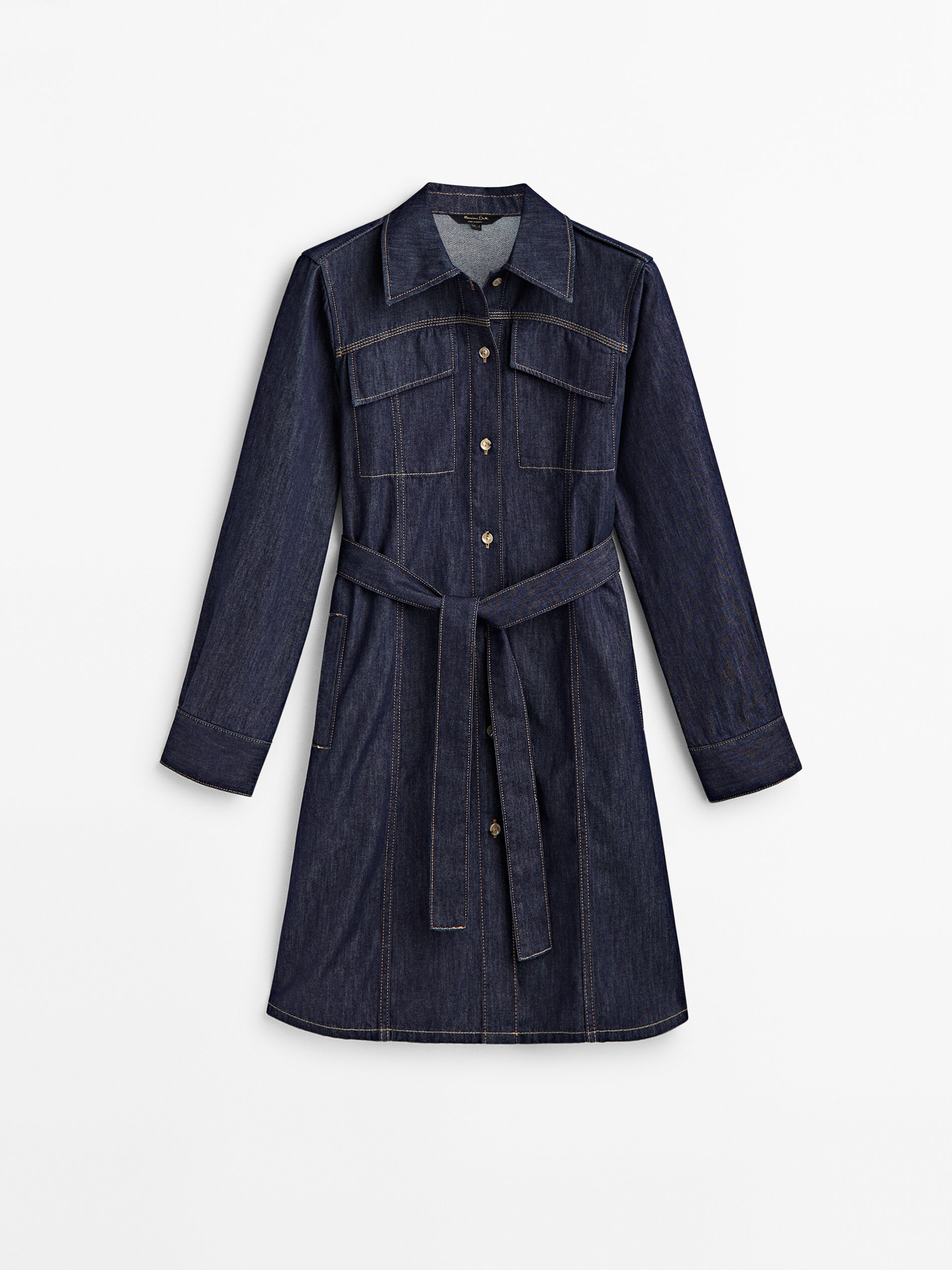 Massimo dutti 2025 denim dress