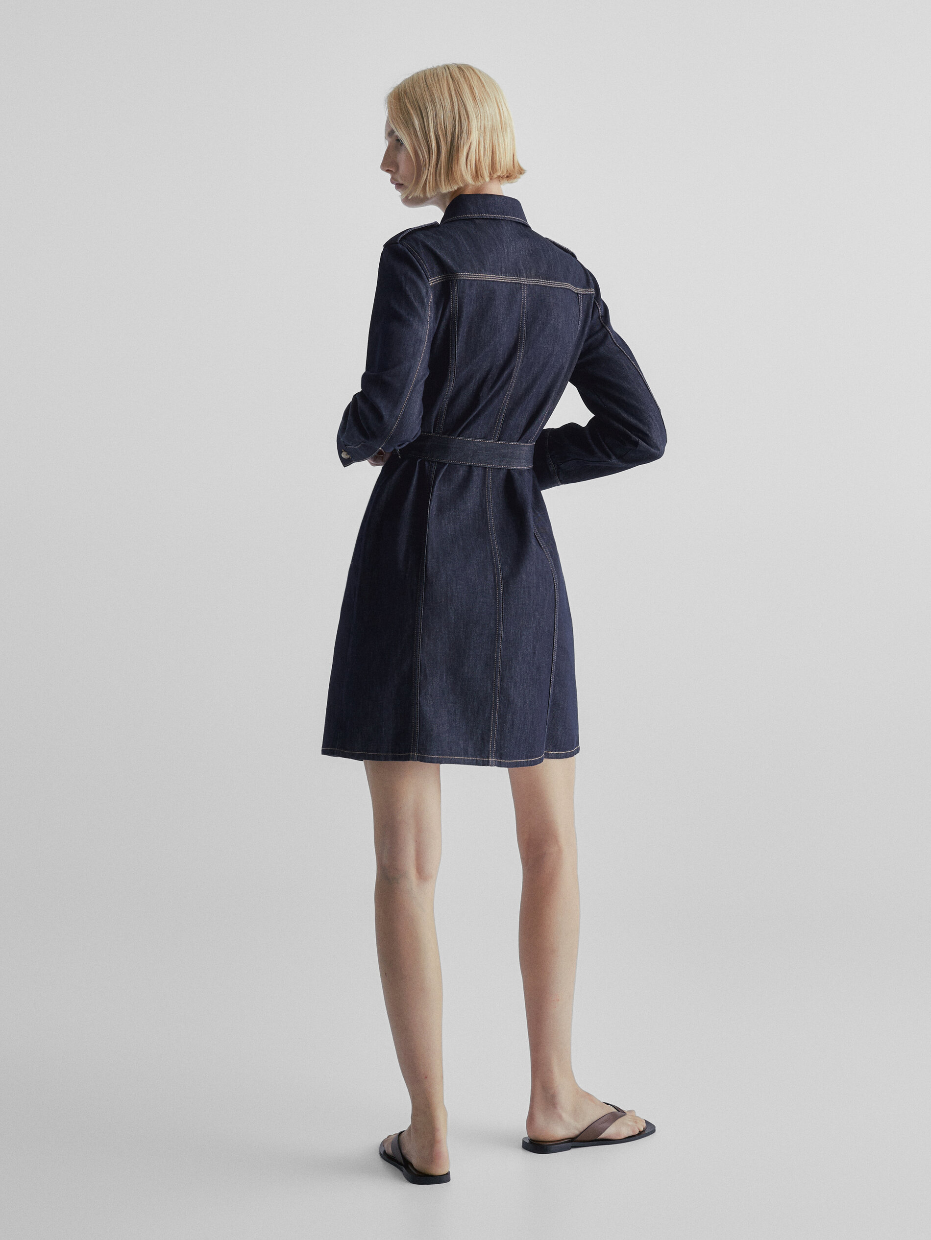 Massimo dutti 2025 denim dress