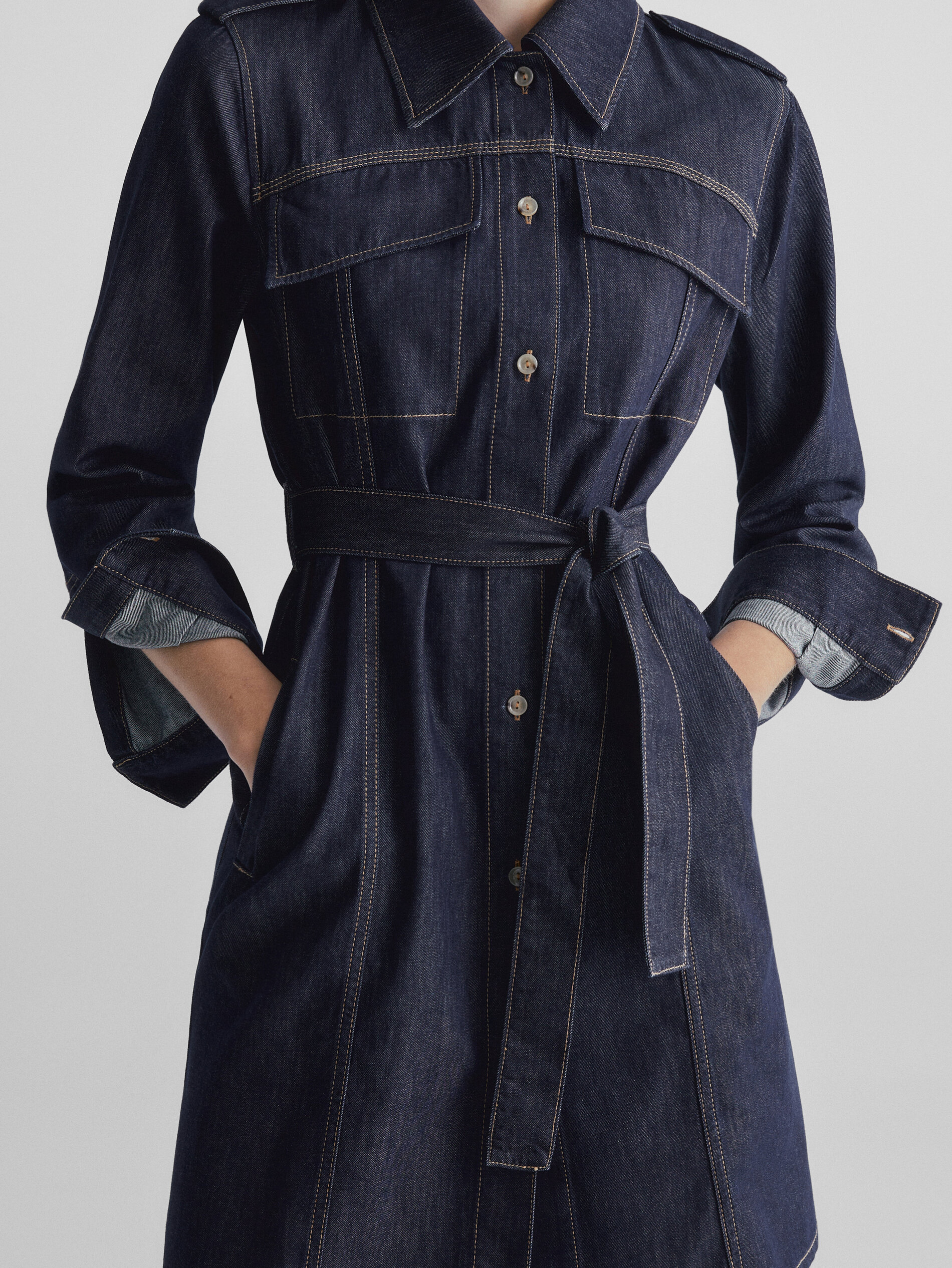Massimo dutti 2025 denim dress