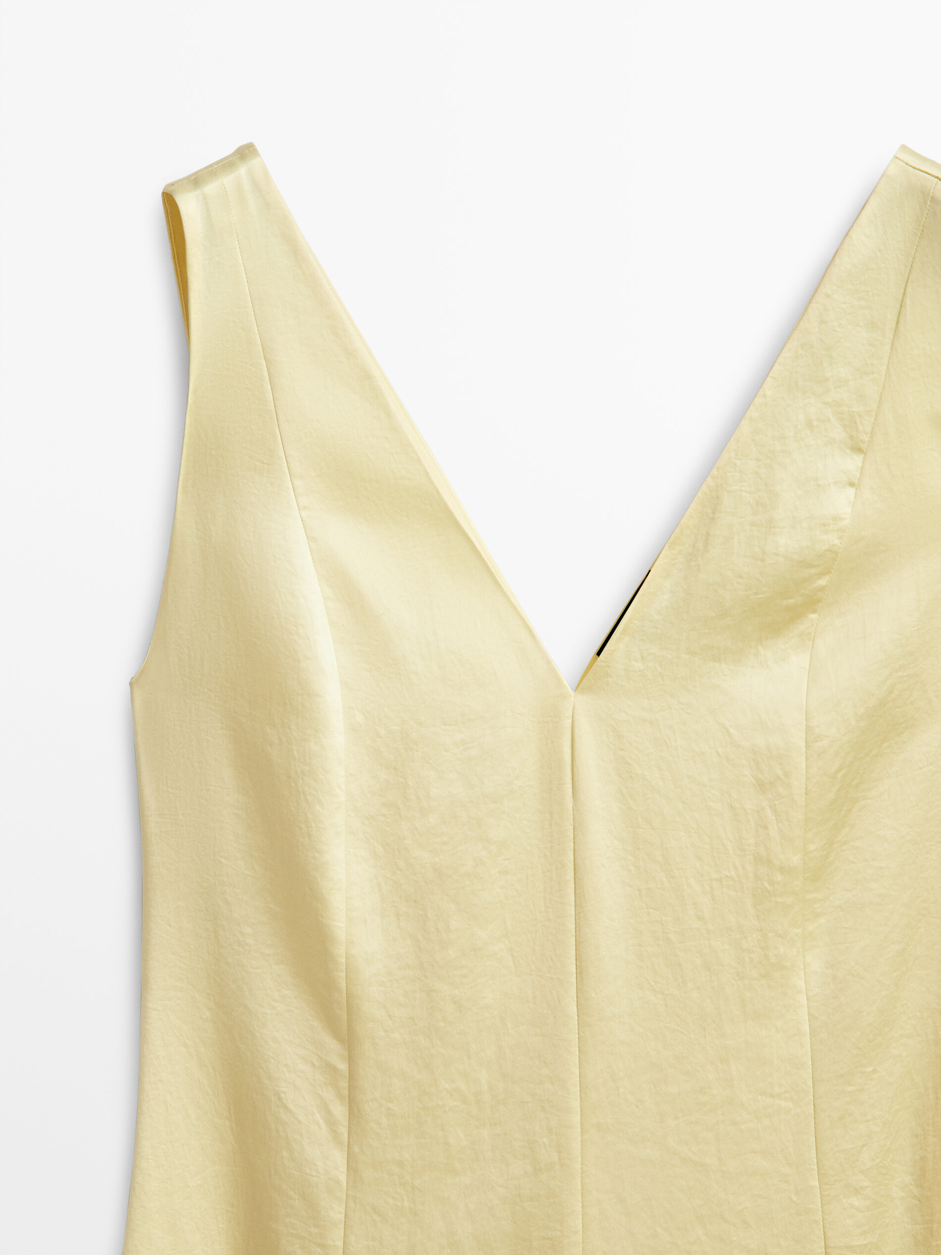 Vestido lencero hotsell massimo dutti