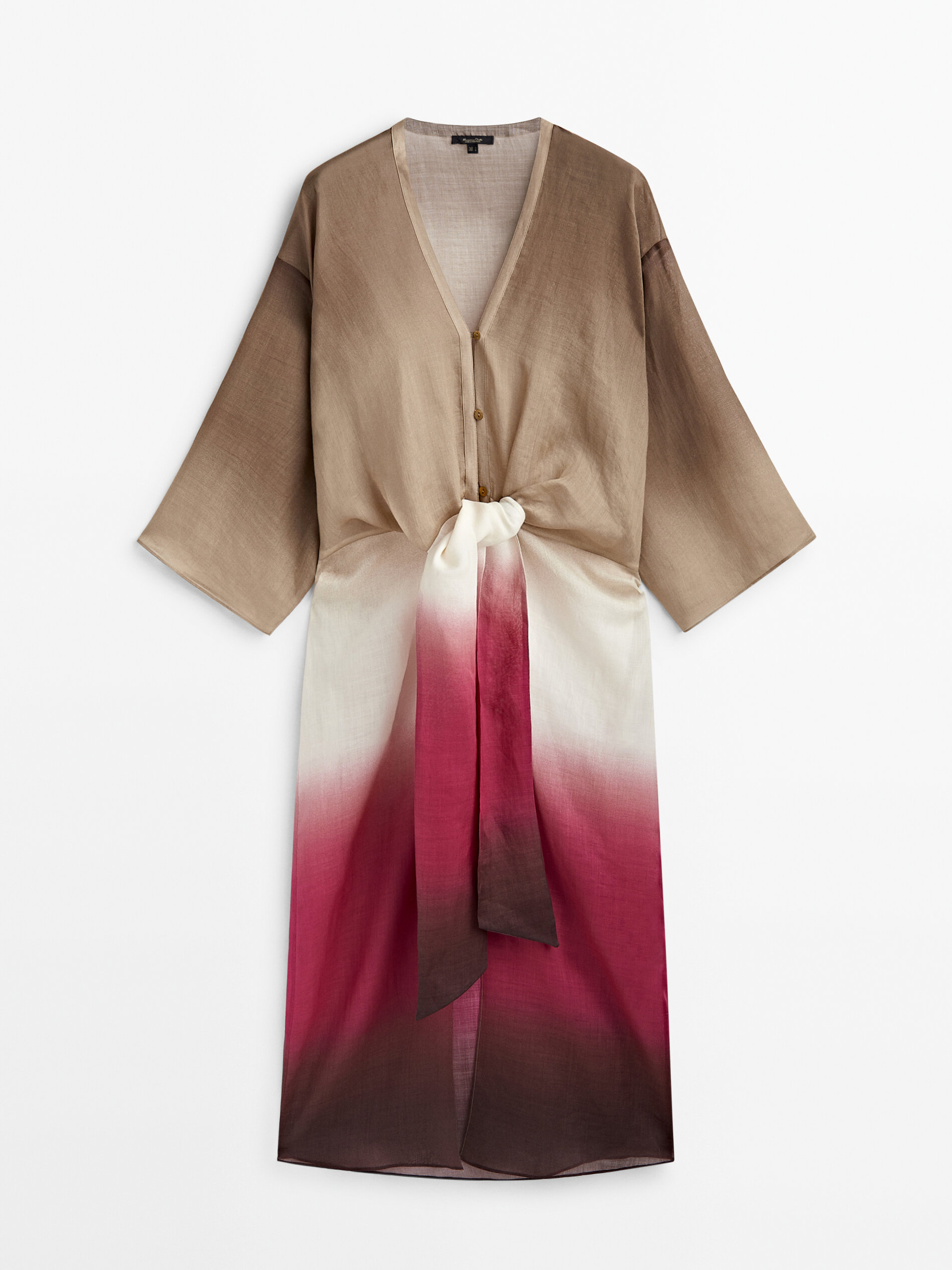 Massimo dutti tie dye dress 2025