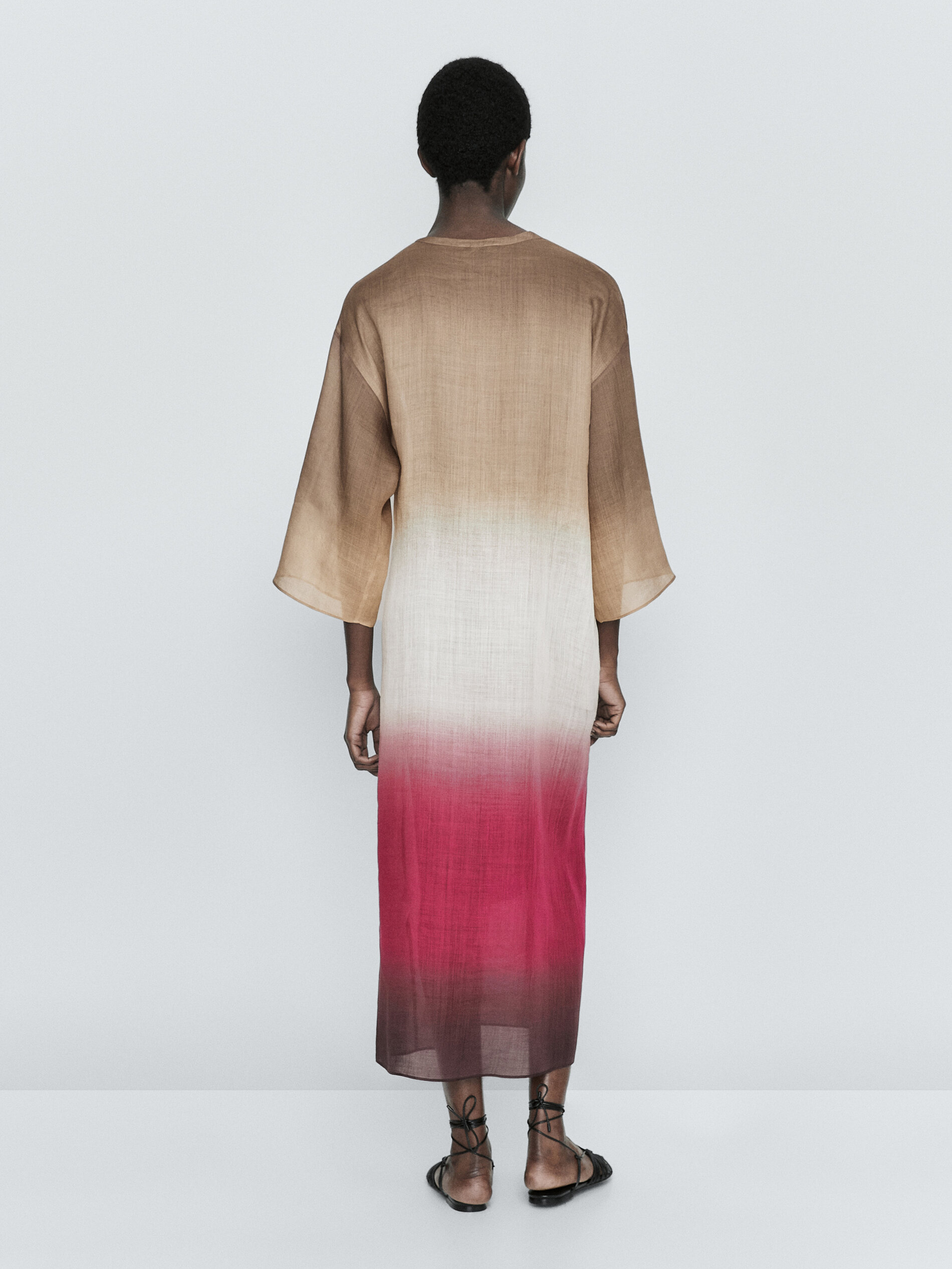 Massimo dutti 2025 tie dye dress