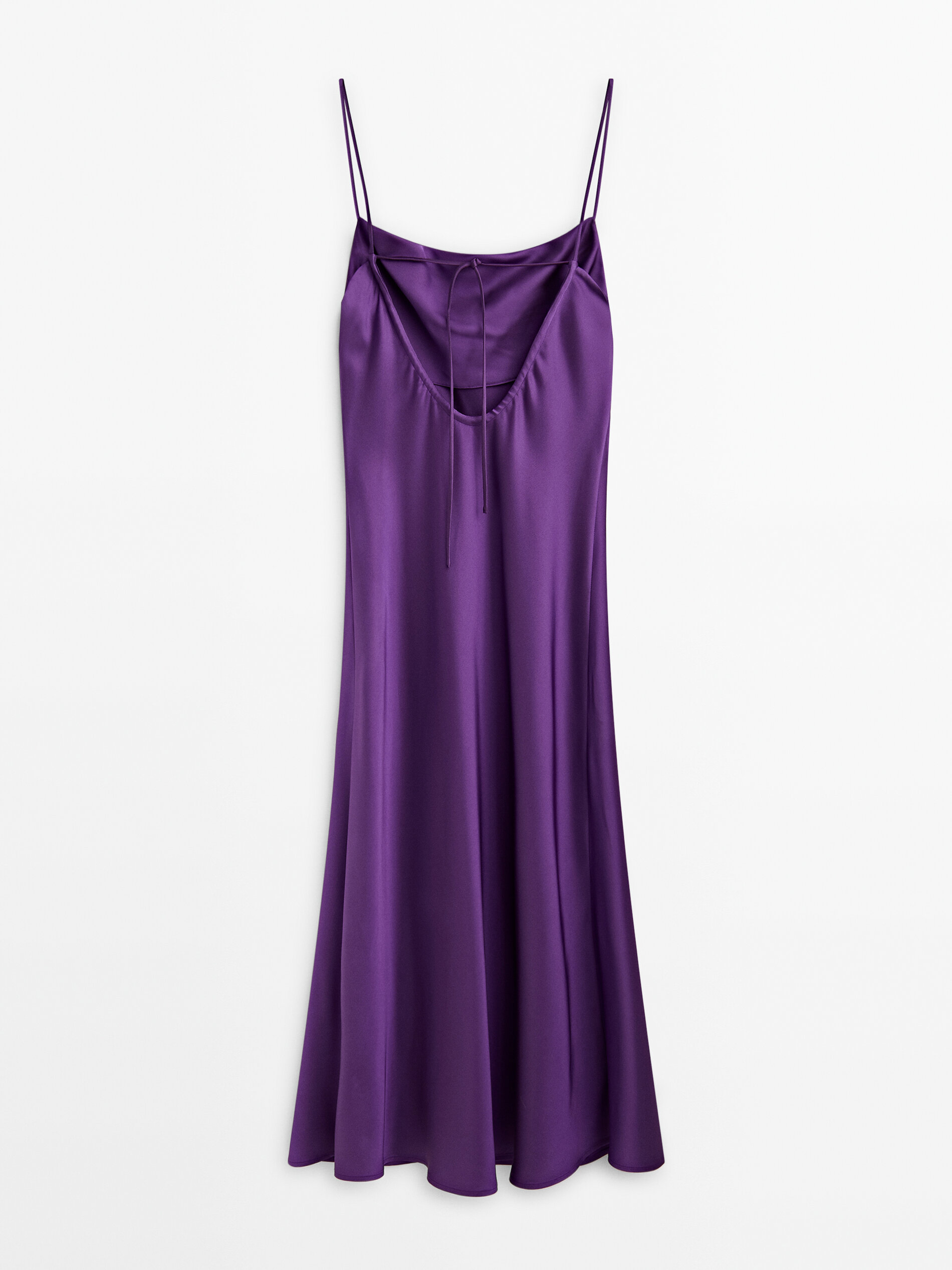 Vestido lencero massimo dutti new arrivals