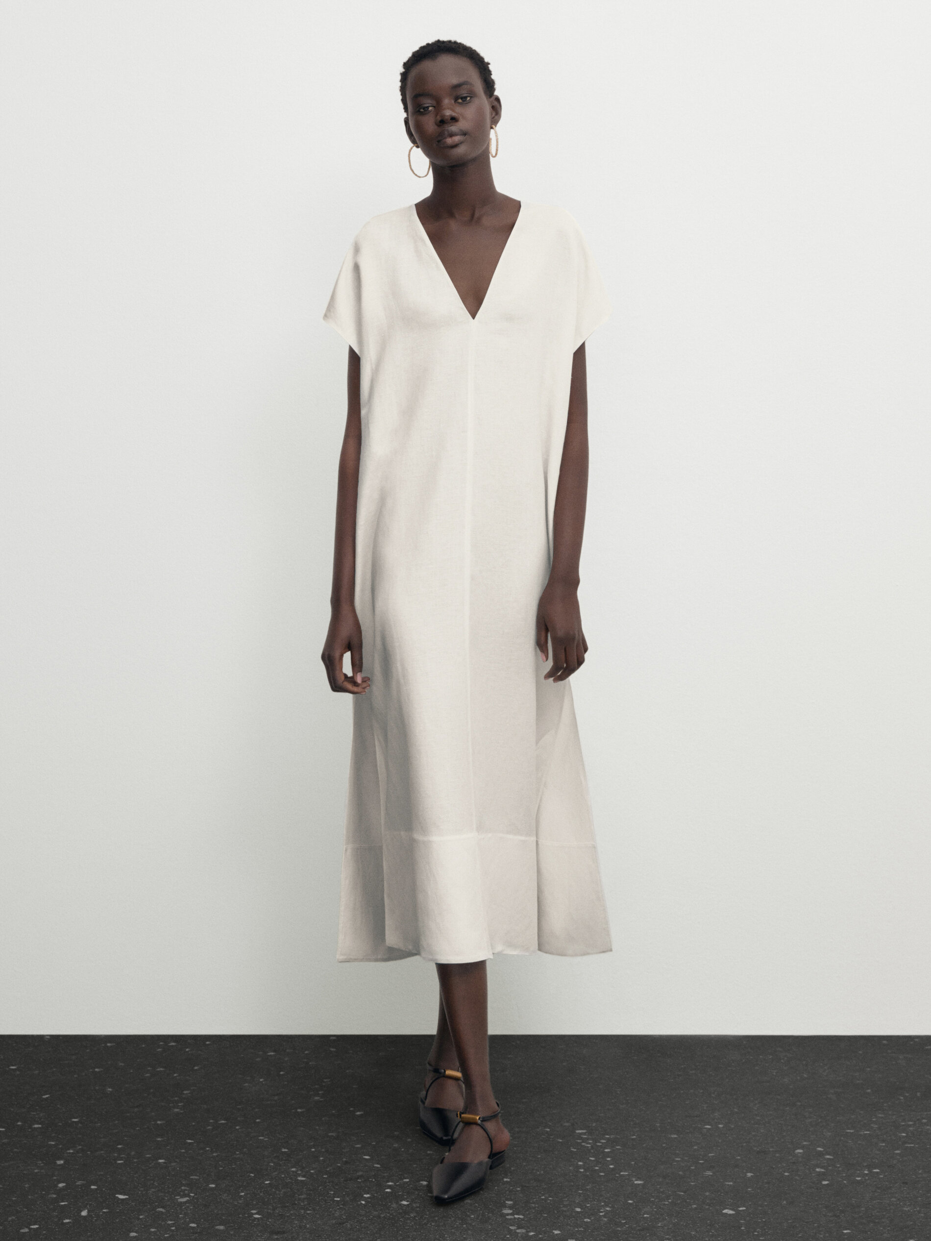 Midi deals caftan dress