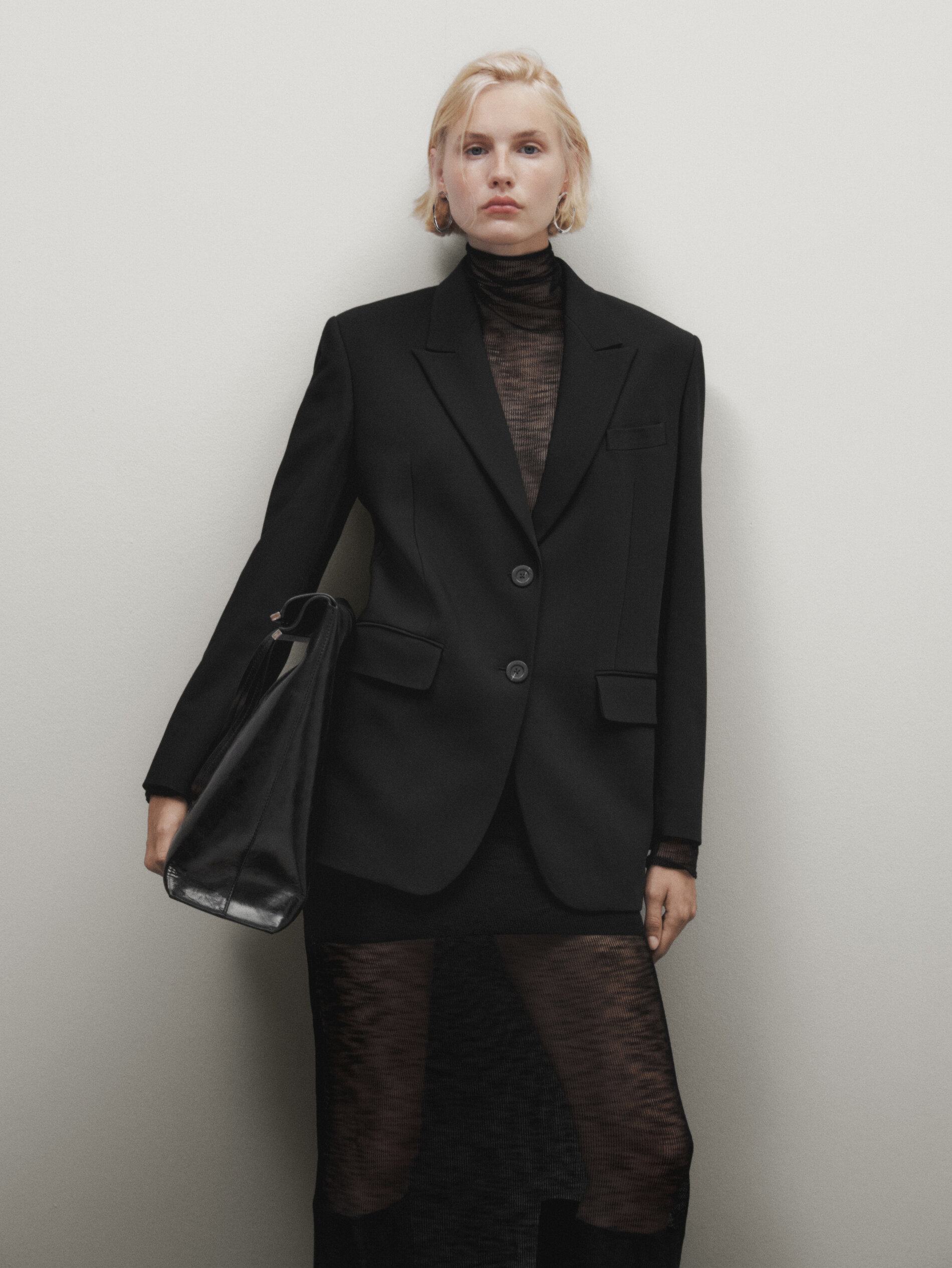 Semi sheer double weave dress Limited Edition