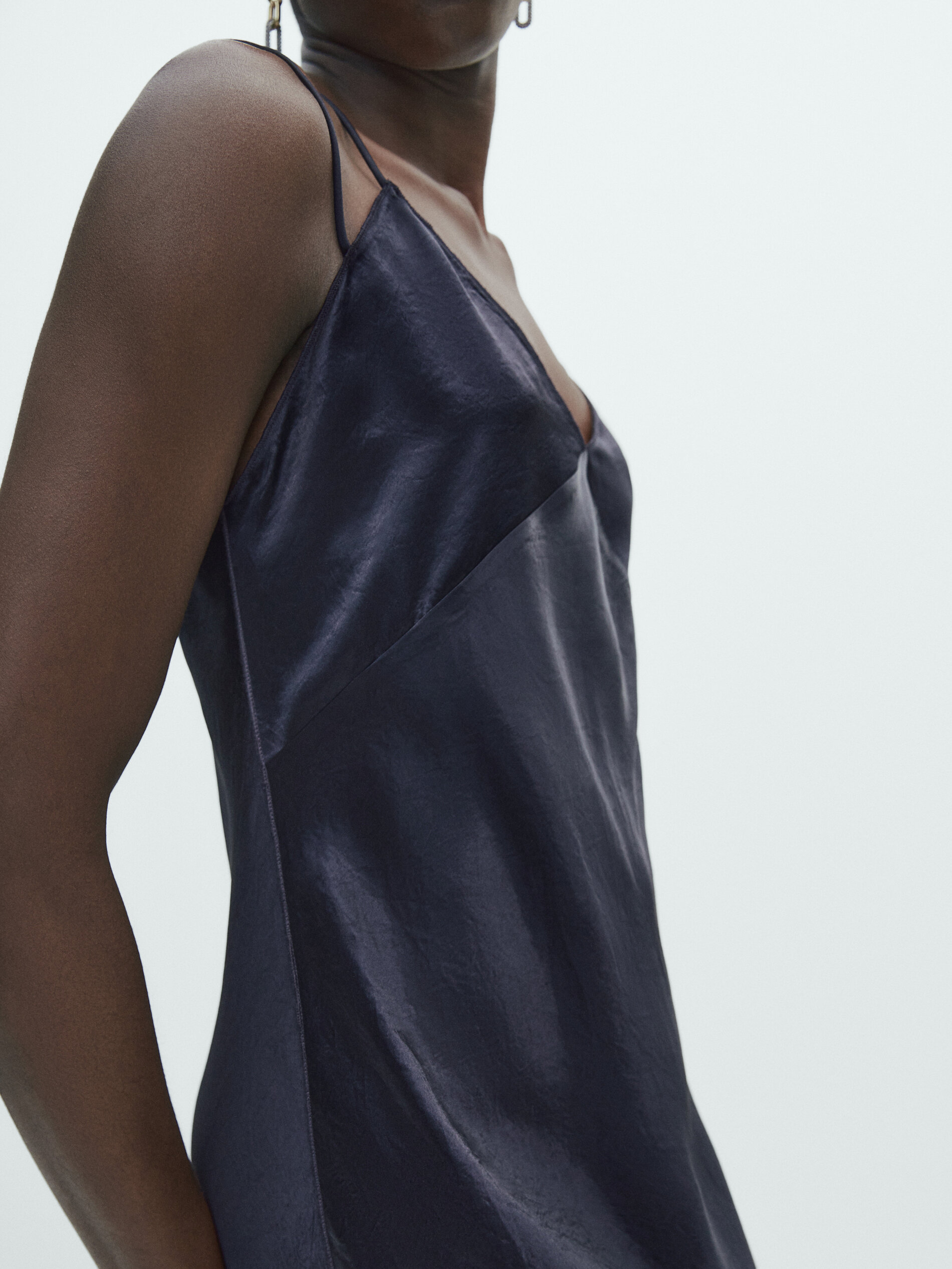 Blue camisole dress discount