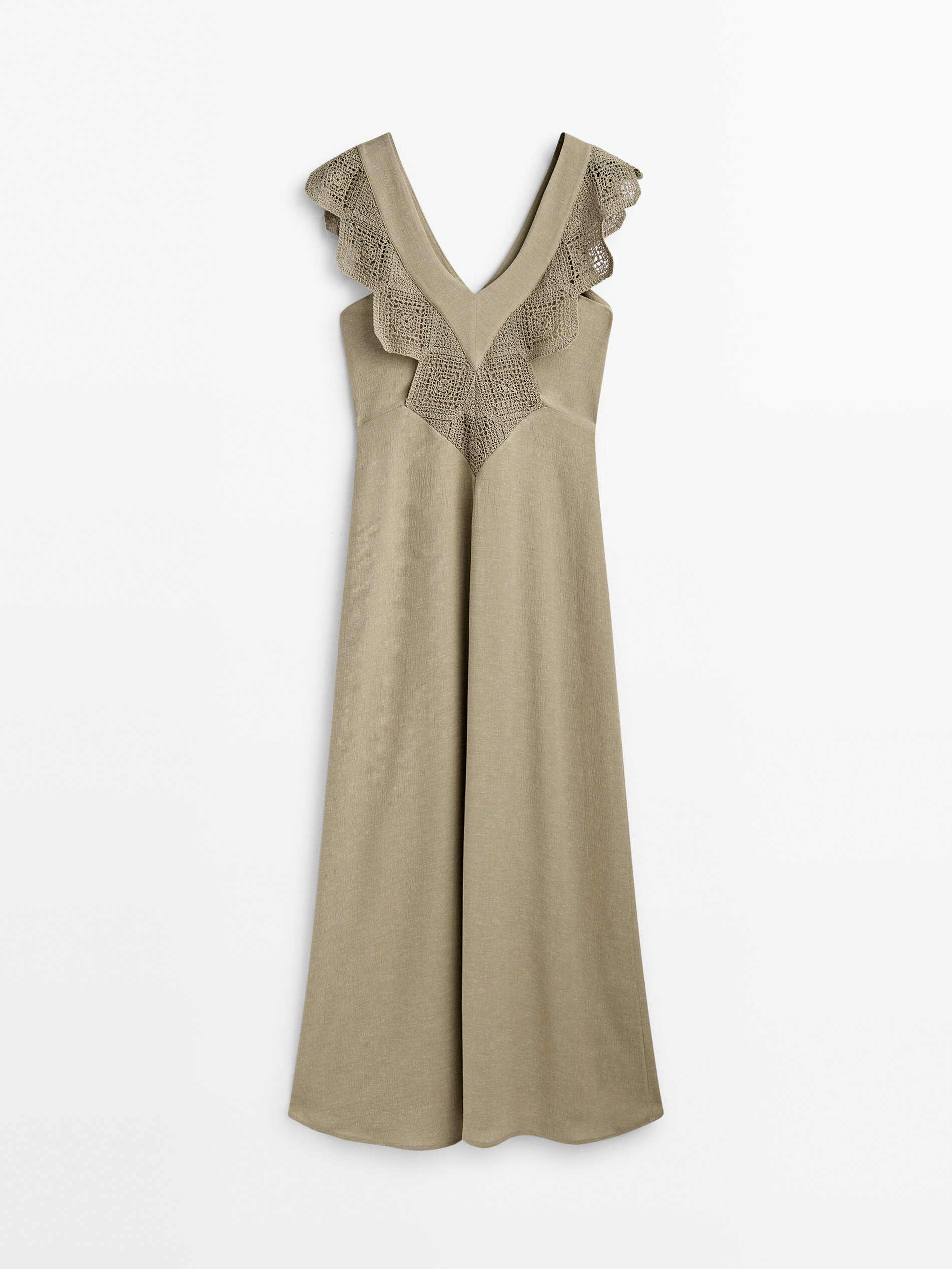 Massimo dutti deals khaki dress