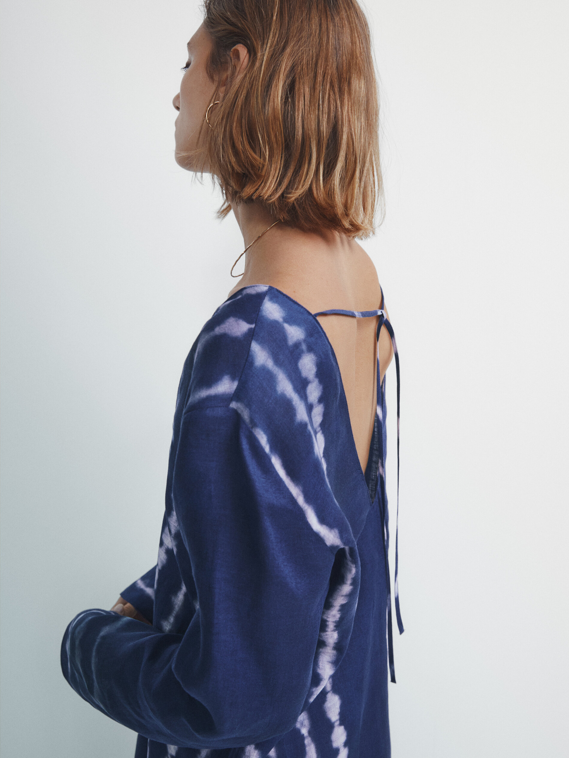 Massimo dutti 2025 tie dye dress